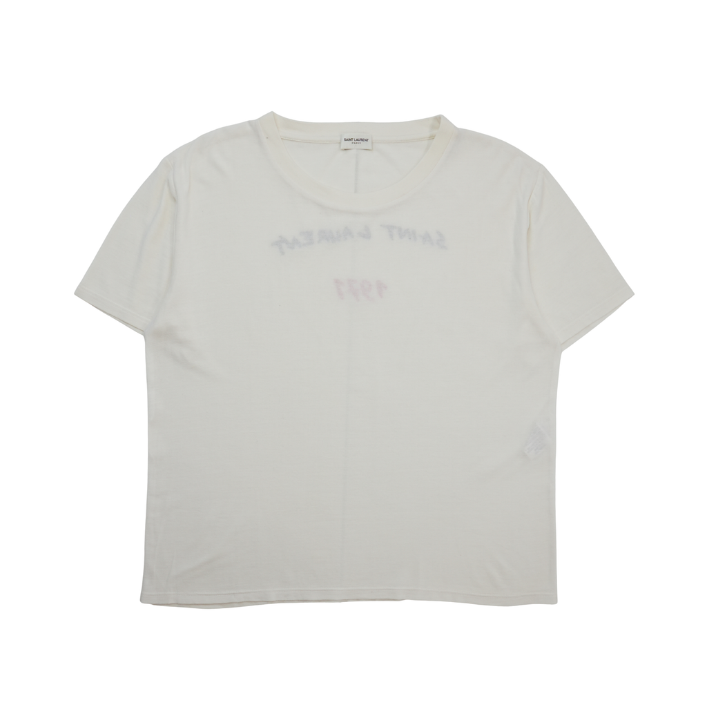 Saint Laurent Back Logo T-Shirt - Men's L