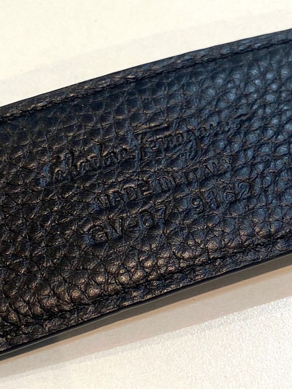 SALVATORE FERRAGAMO CALFSKIN LEATHER GANCINI BELT