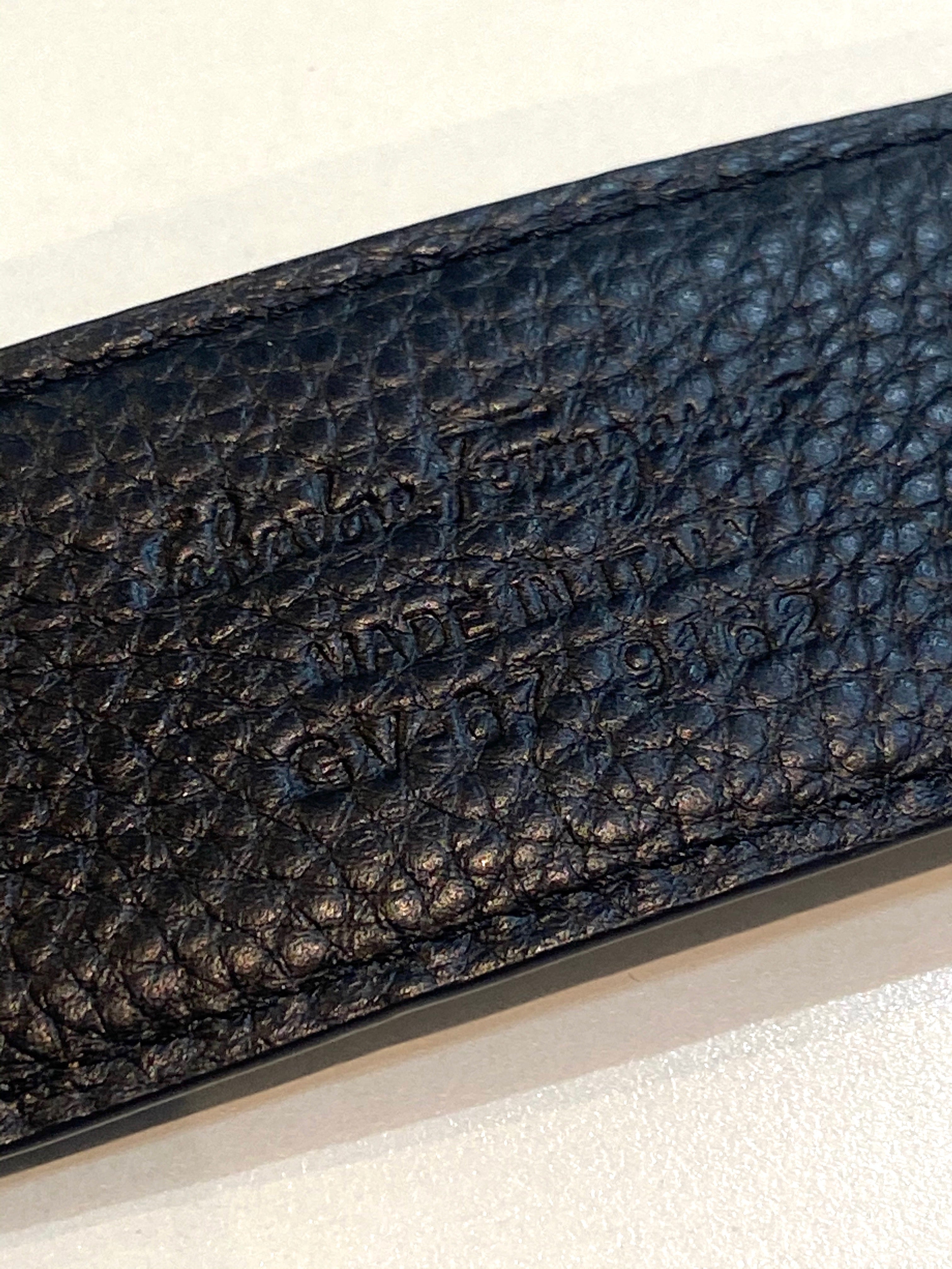 SALVATORE FERRAGAMO CALFSKIN LEATHER GANCINI BELT