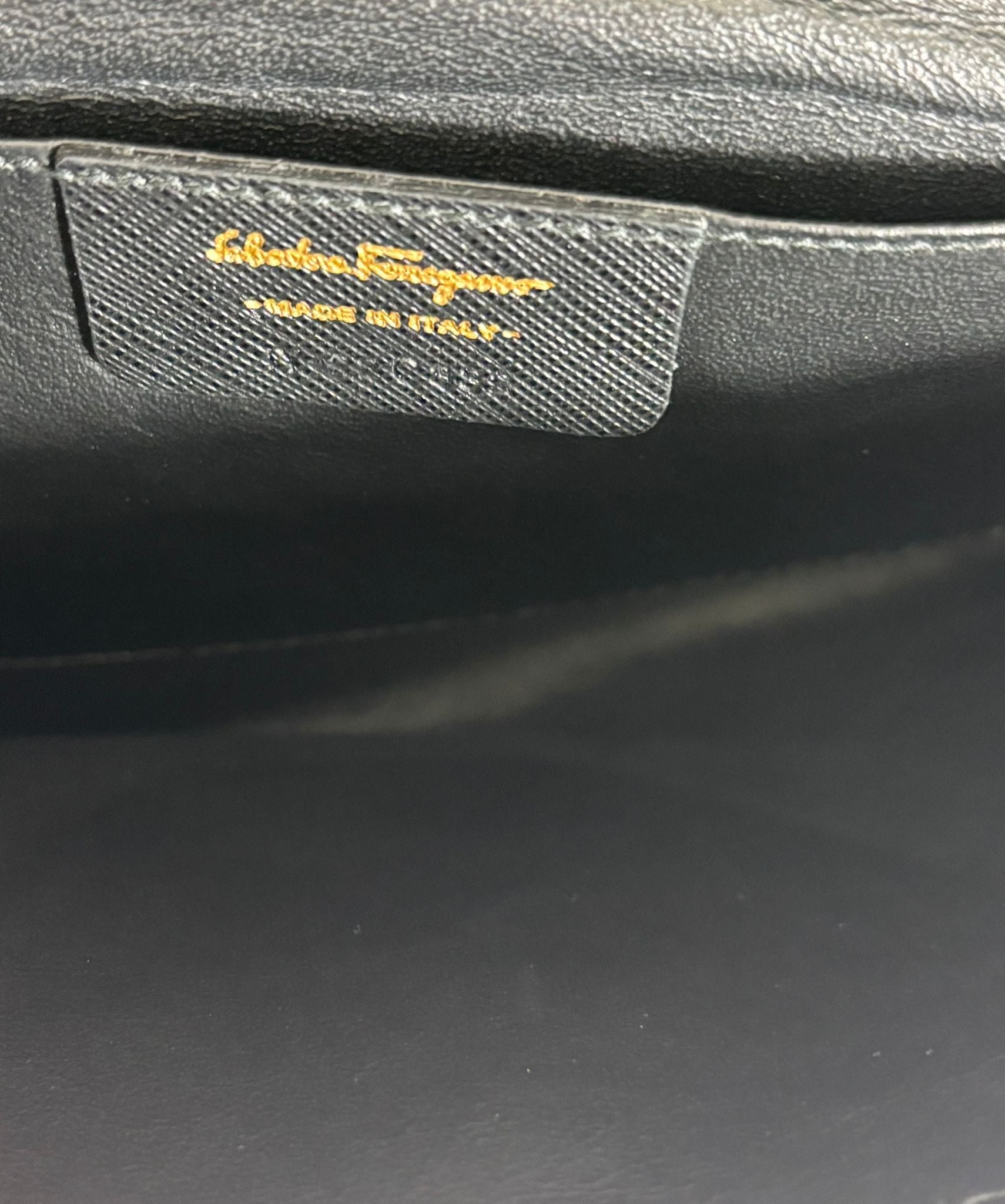 SALVATORE FERRAGAMO BOW CLUTCH BAG