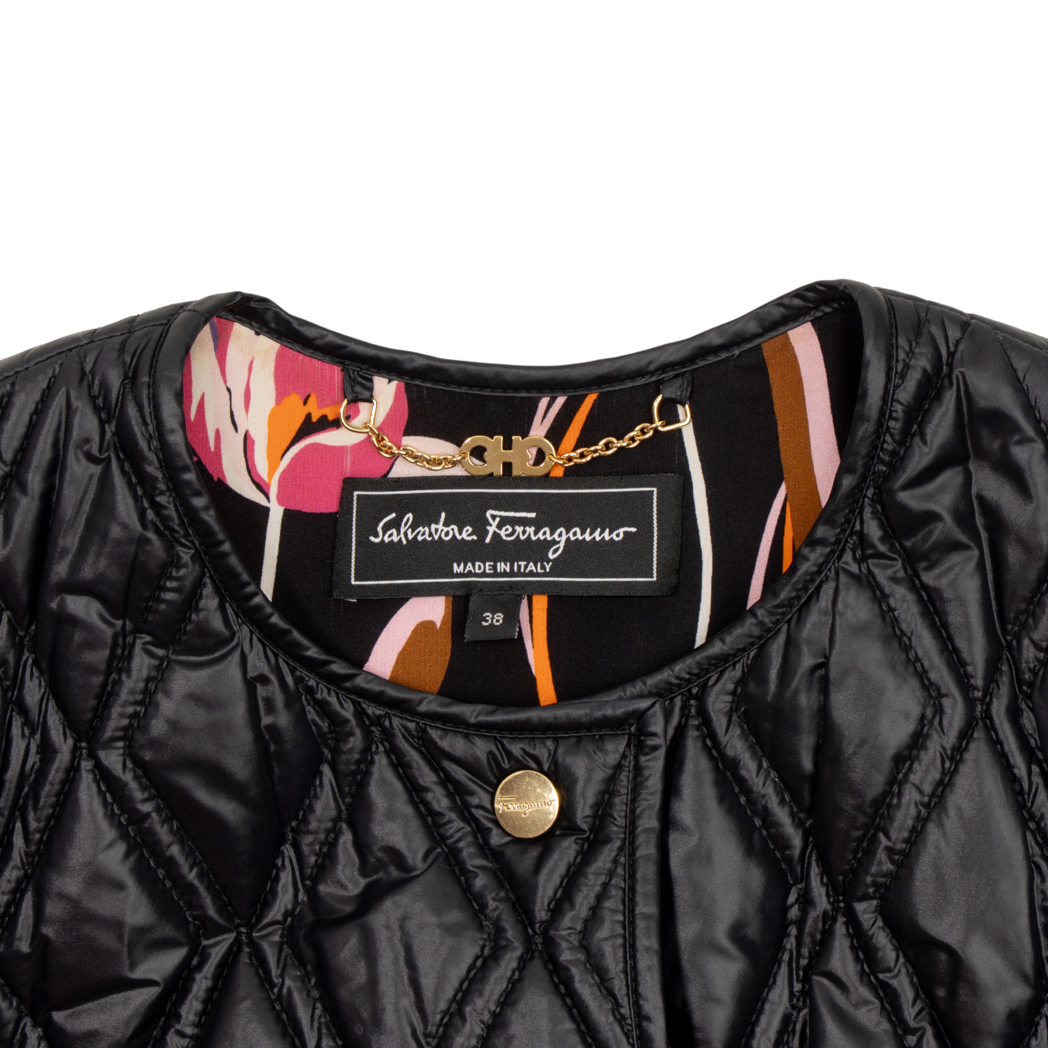 Salvatore Ferragamo Quilted Jacket - Women's 38