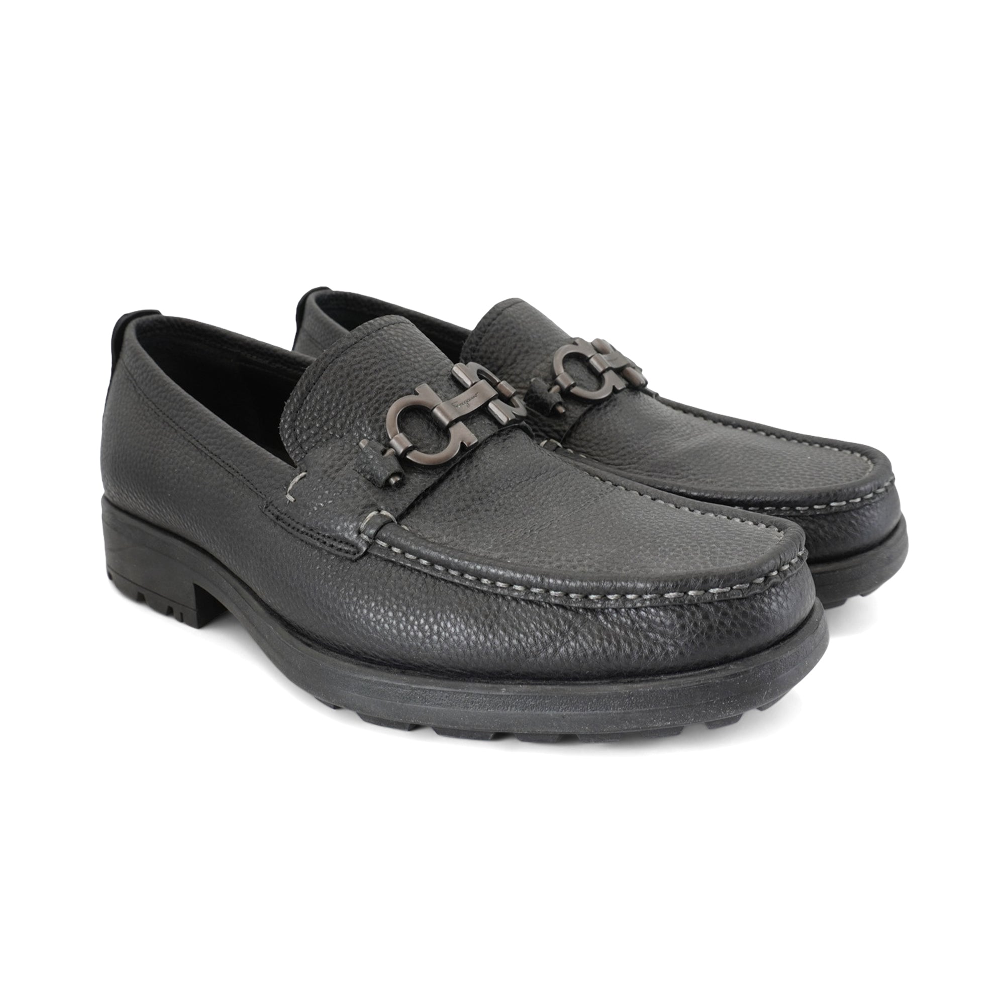 Salvatore Ferragamo 'Gancini' Loafers - Men's 41