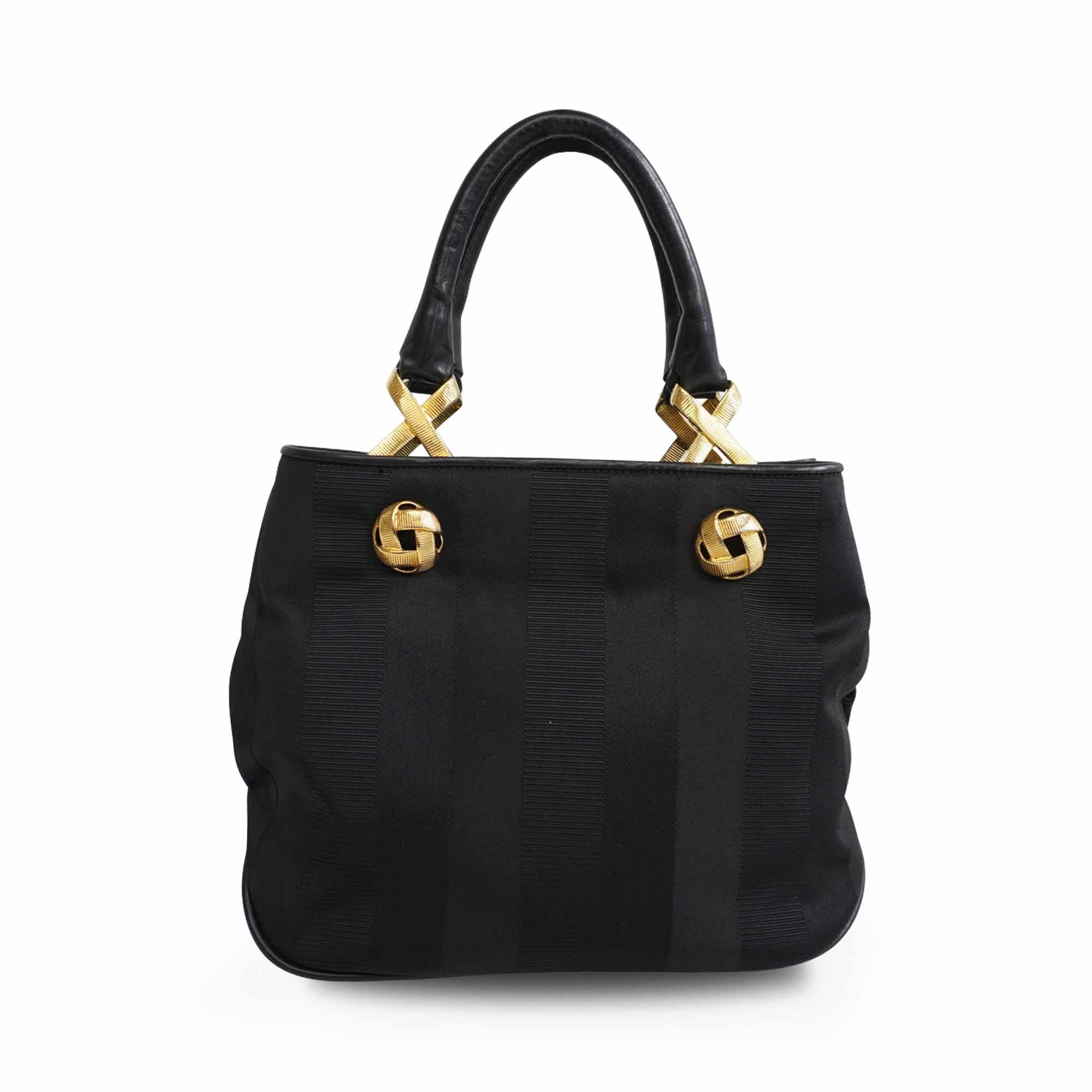 Salvatore Ferragamo Jacquard Tote Bag