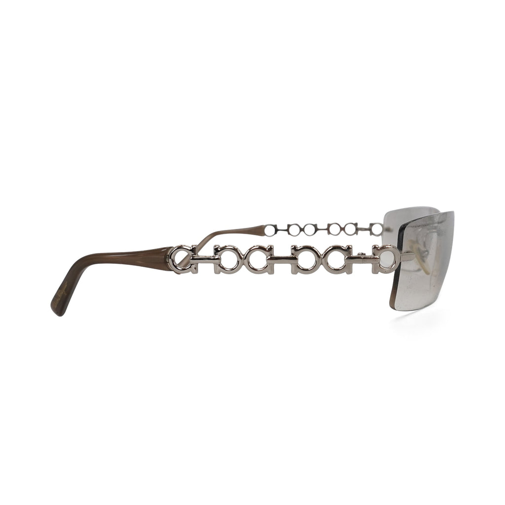Salvatore Ferragamo 'Gancini' Frameless Sunglasses