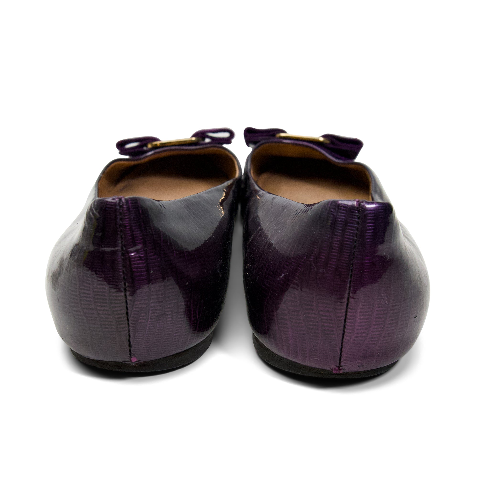 Salvatore Ferragamo Bow Flats - Women's 8