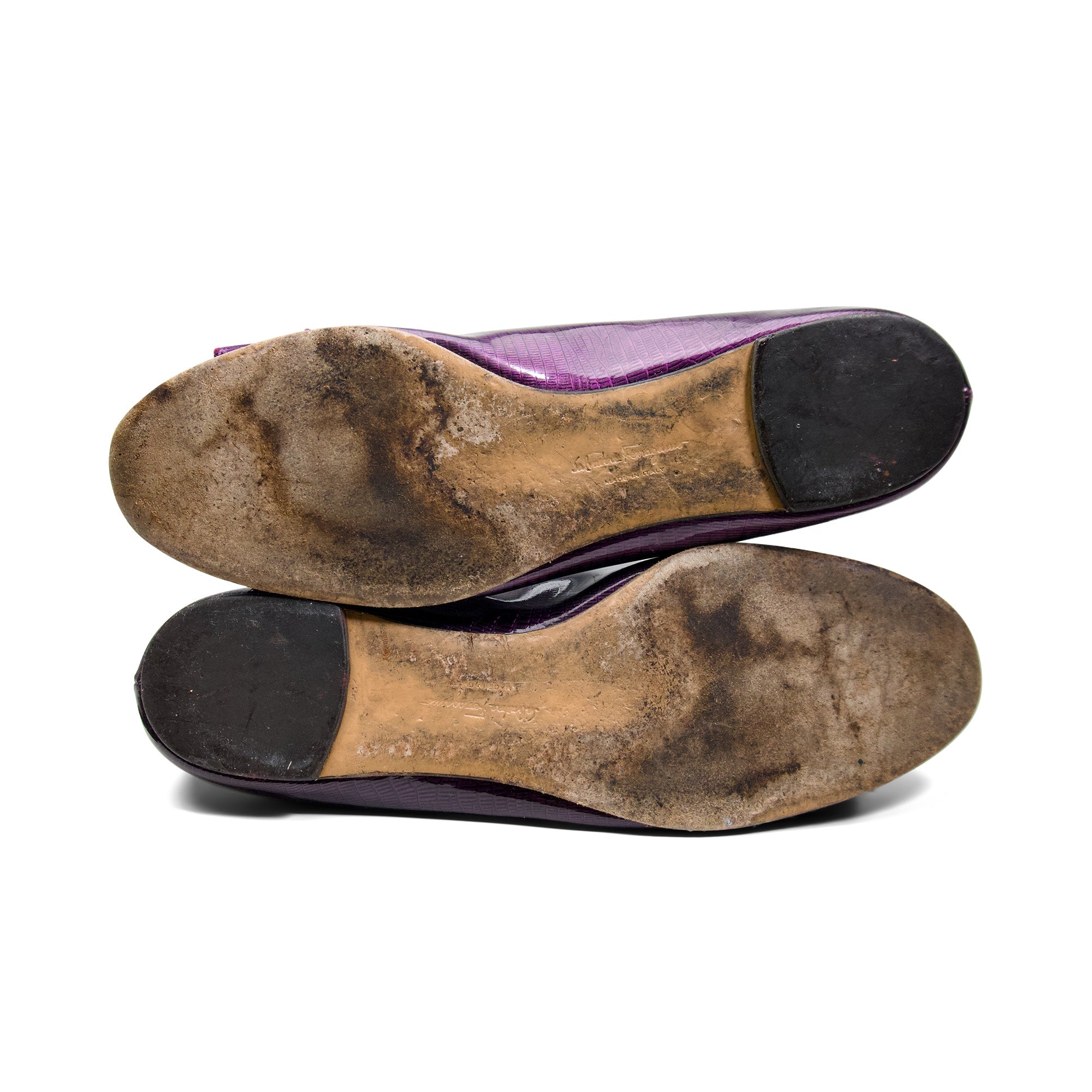 Salvatore Ferragamo Bow Flats - Women's 8