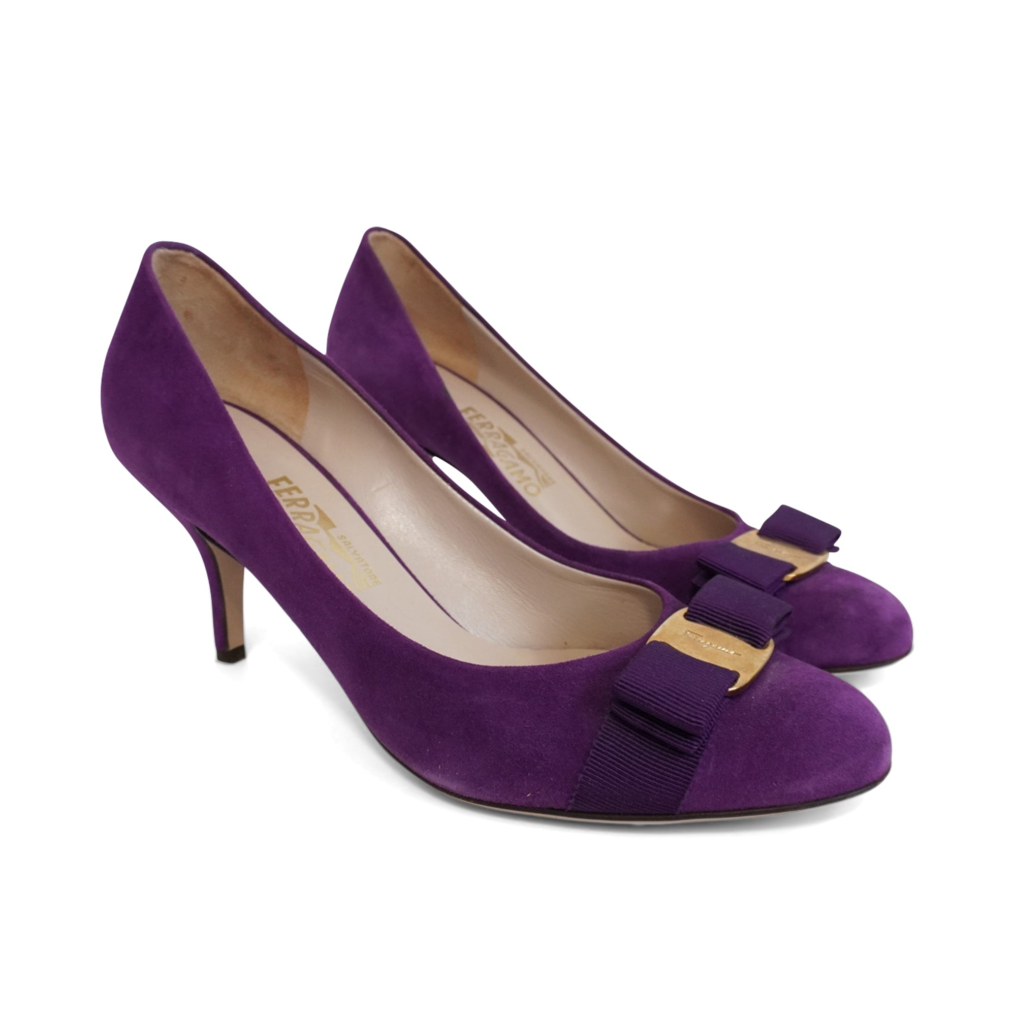 Salvatore Ferragamo 'Carla' Heels - Women's 8.5