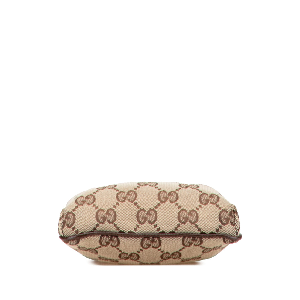 Web Strap Zip Messenger Bag GG Canvas Small