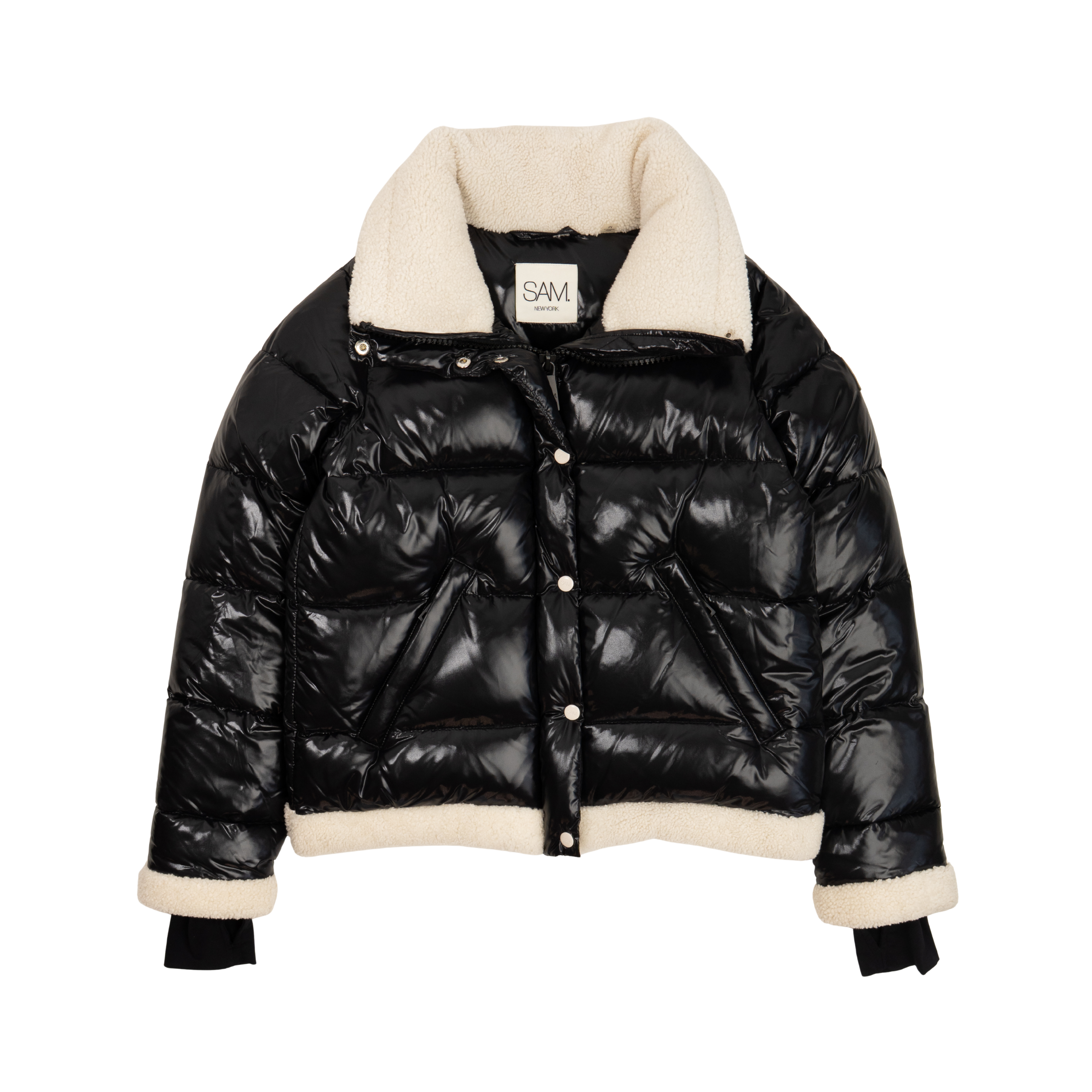 Sam 'Gigi' Shearling Puffer Jacket - Women's M