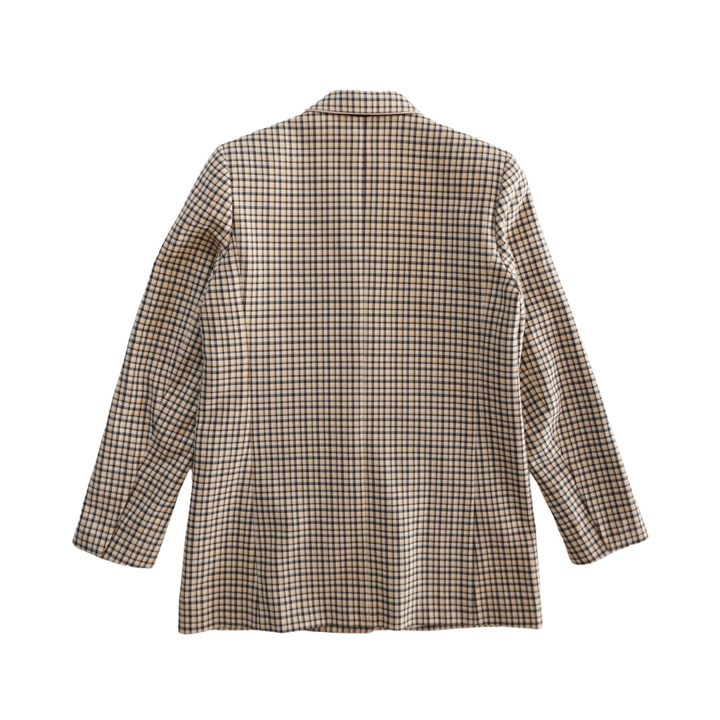 Sandro Plaid Blazer Jacket - Women's 36