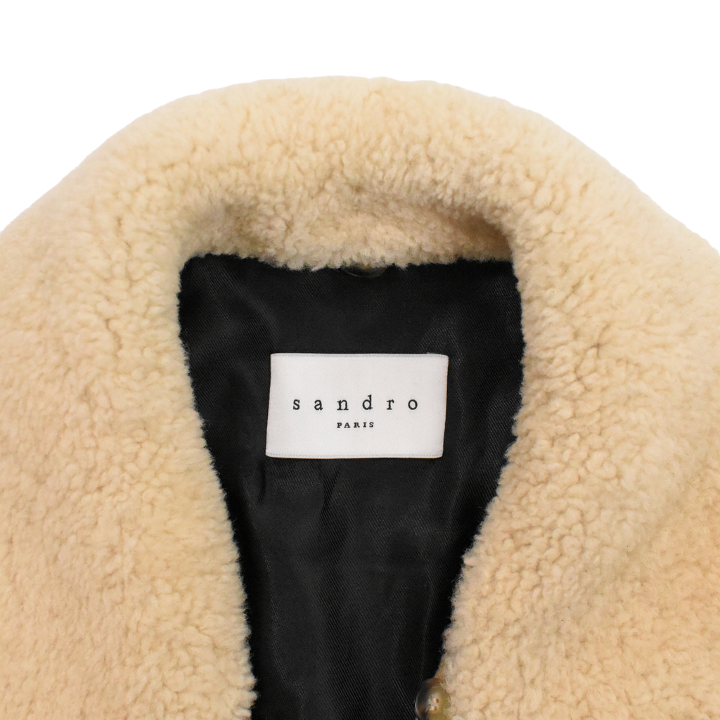 Sandro Wool Aviator Jacket - Men's M