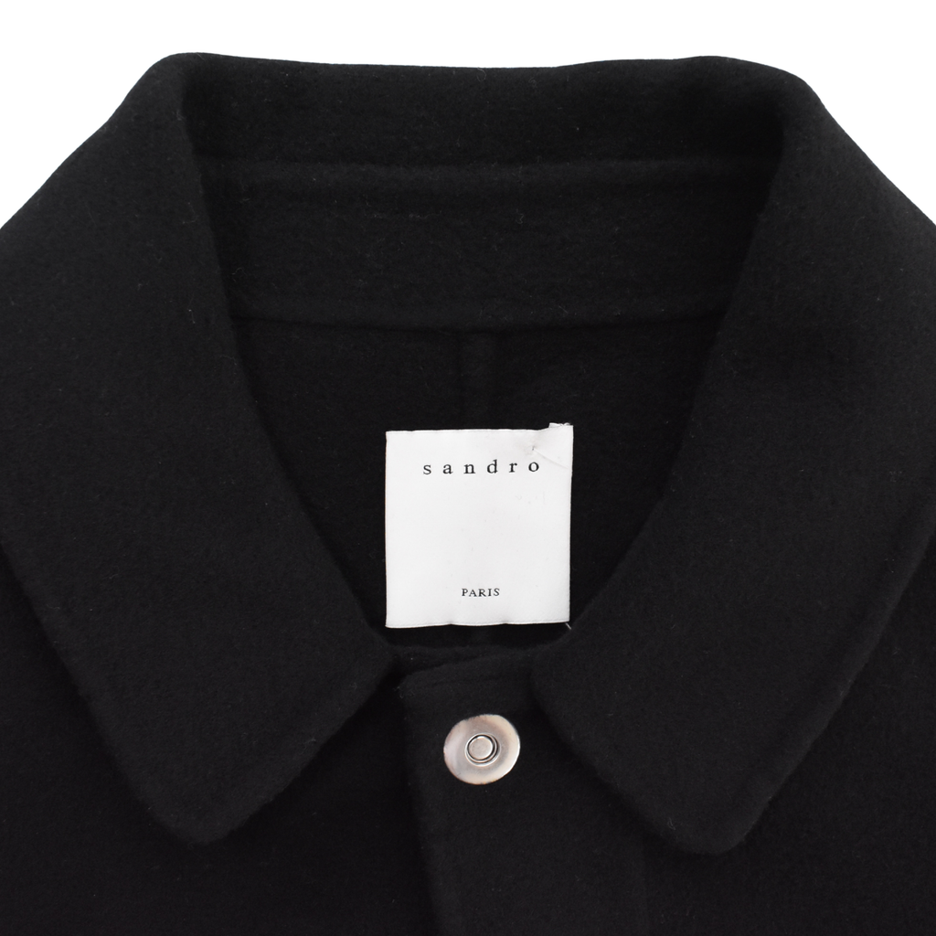 Sandro Belted Wool Jacket - Men's L