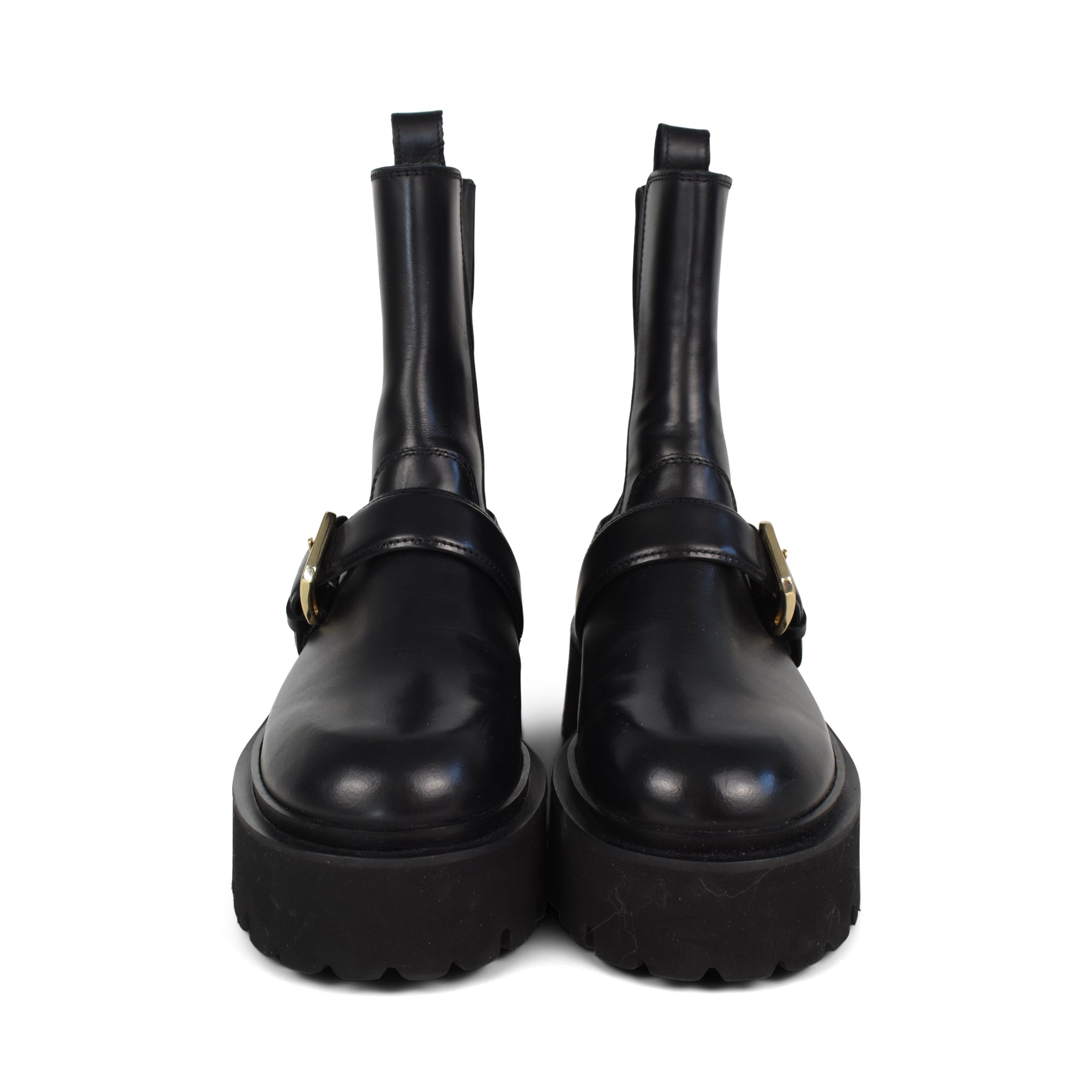Sandro 'Helen Buckle' Chelsea Boots - Women's 38