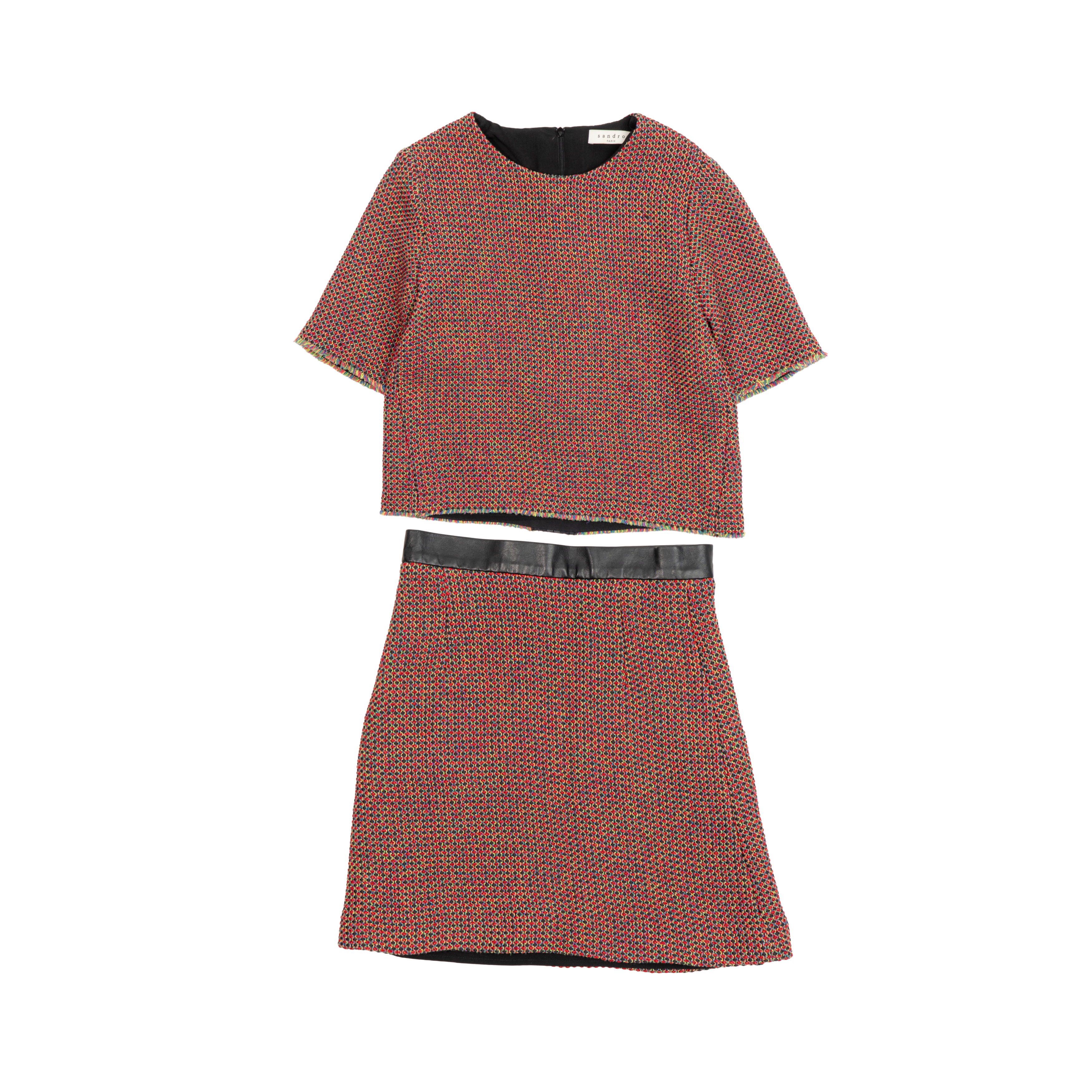 Sandro Tweed Two Piece Set - Women's 1
