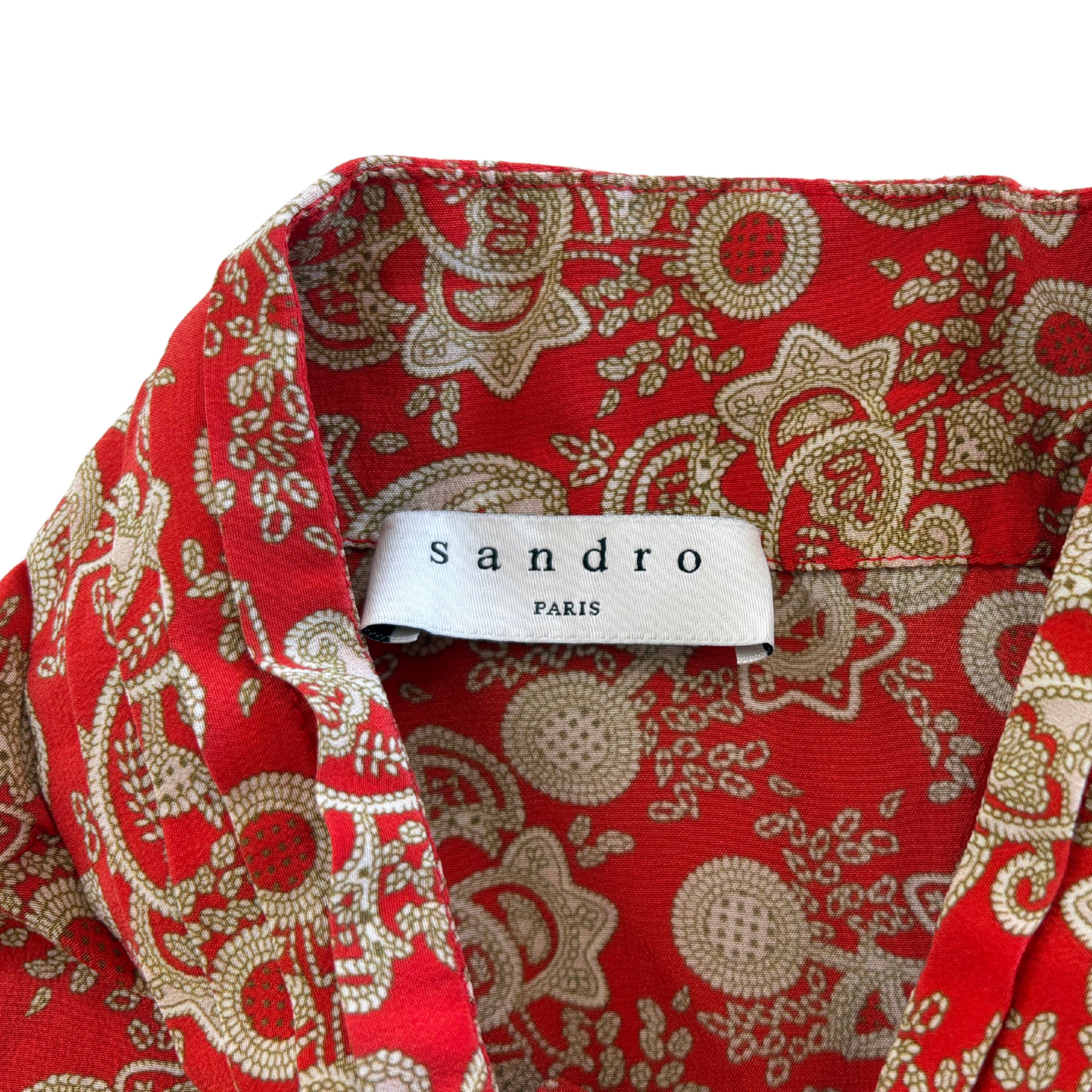 Sandro Paisley Dress - Women's 36