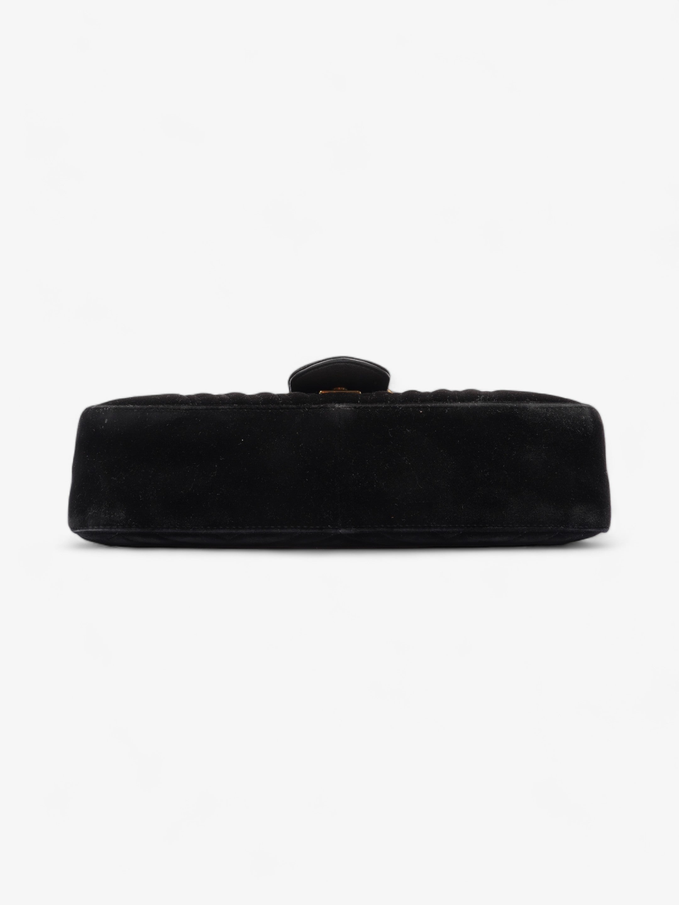 Gucci GG Marmont Flap Black Velvet Medium