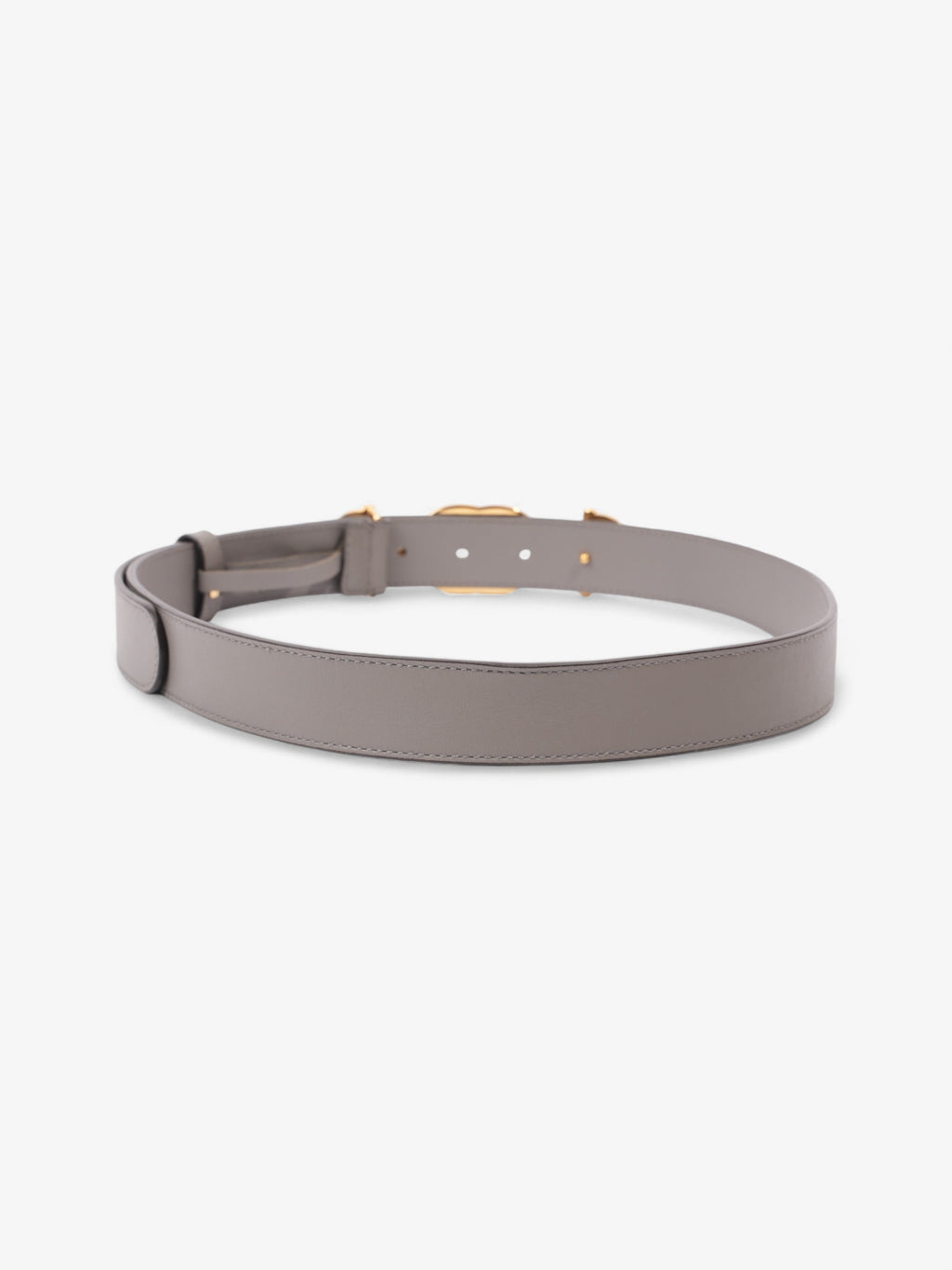 Gucci Horsebit Belt Grey / Gold Leather 85cm / 34"