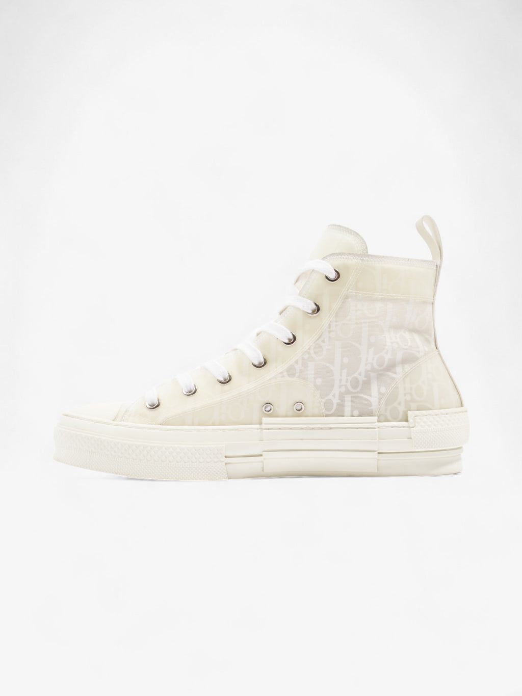 Christian Dior B23 High Top White Canvas EU 41 UK 7