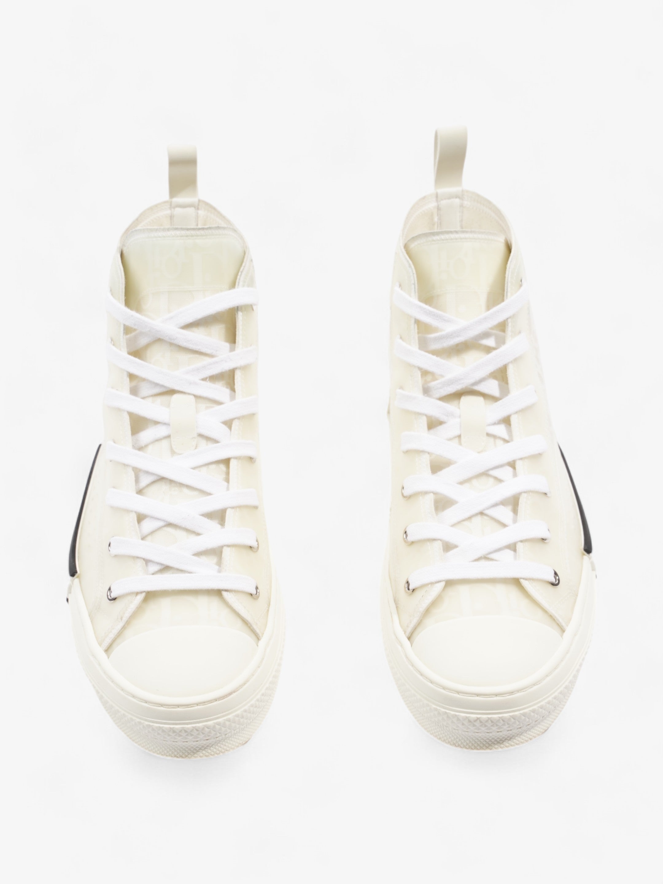 Christian Dior B23 High Top White Canvas EU 41 UK 7