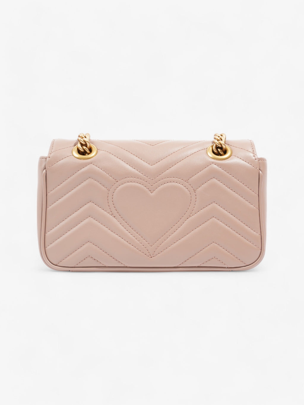 Gucci GG Marmont Dusty Pink Matelasse Leather Mini
