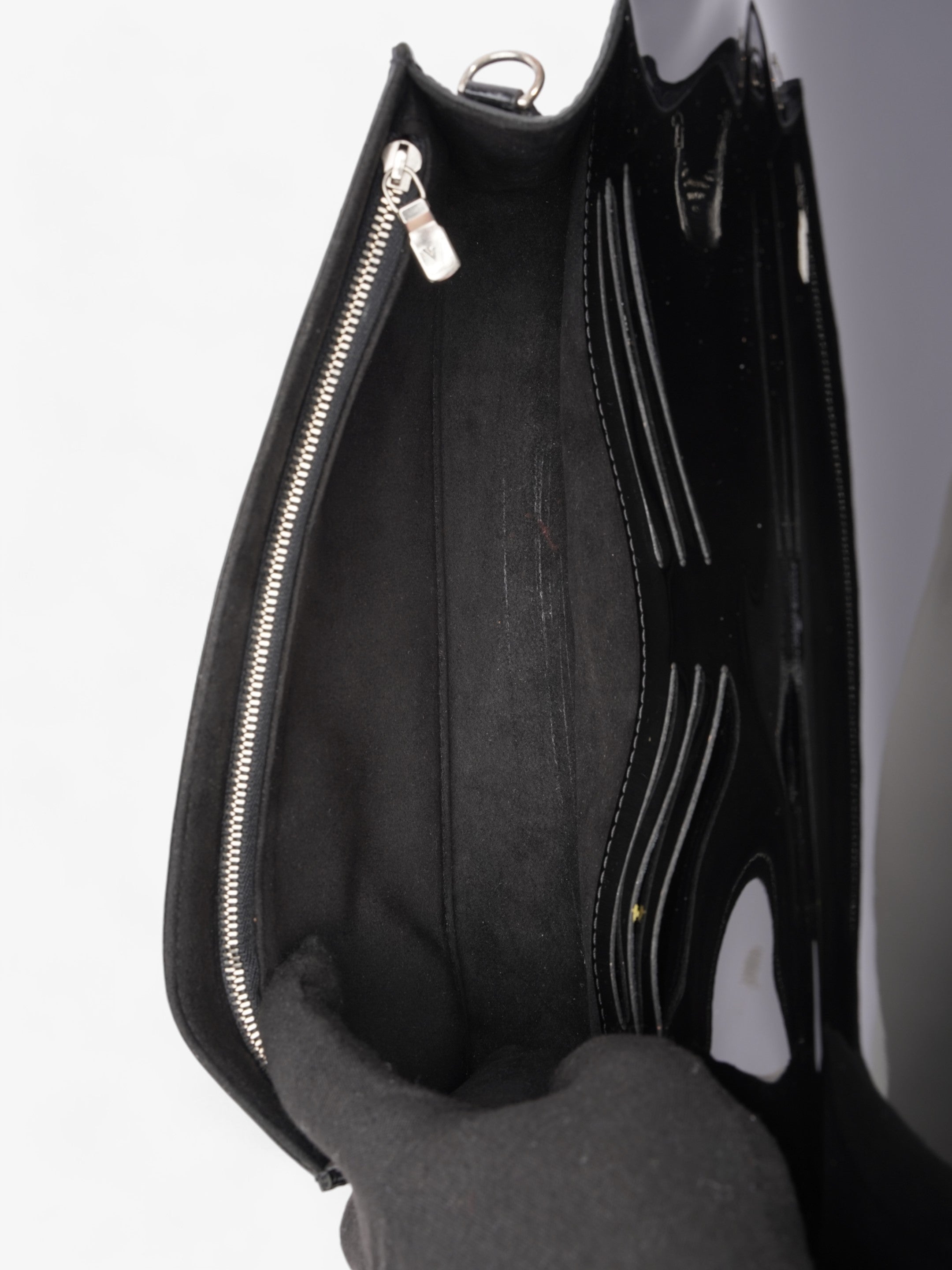Louis Vuitton Sevigne Clutch Bag Black Epi Leather