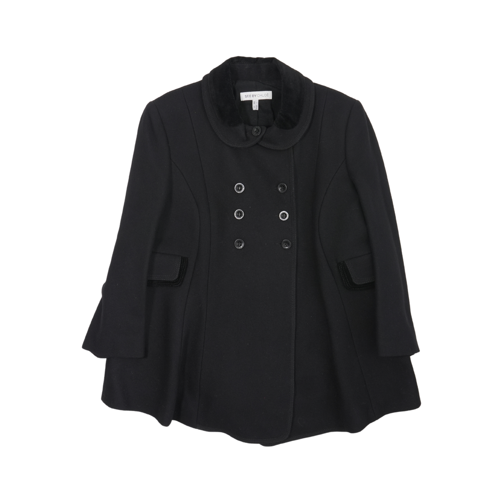 See By Chloe Babydoll Peacoat - Women's 2