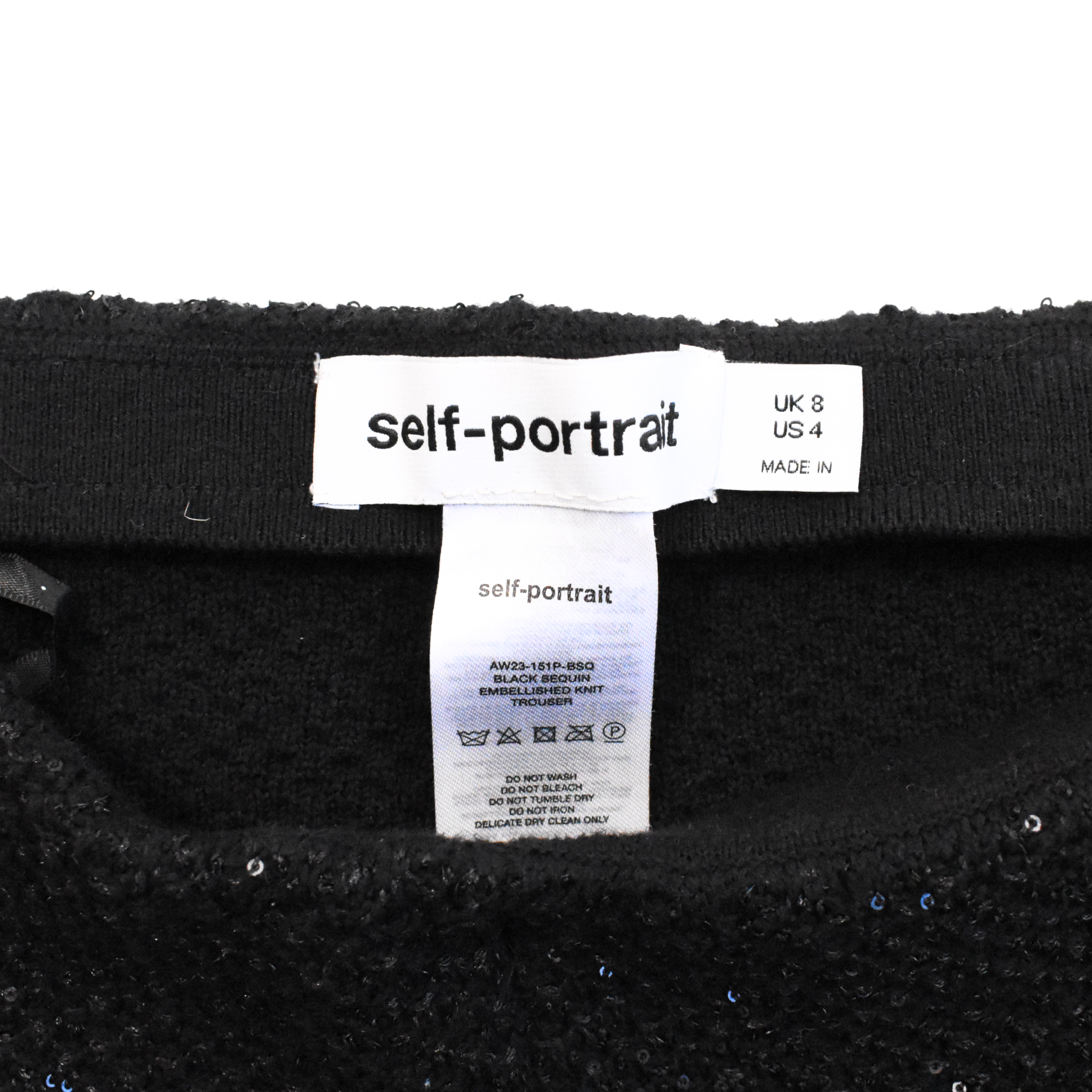 Self Portrait Sequin Trousers - Women's 4