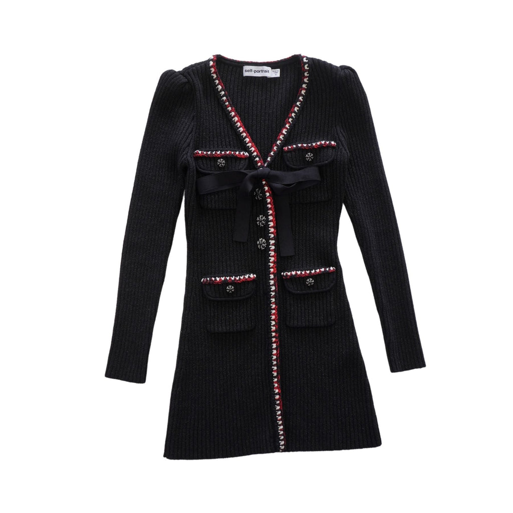 Self-Portrait Knit Dress - Women's M