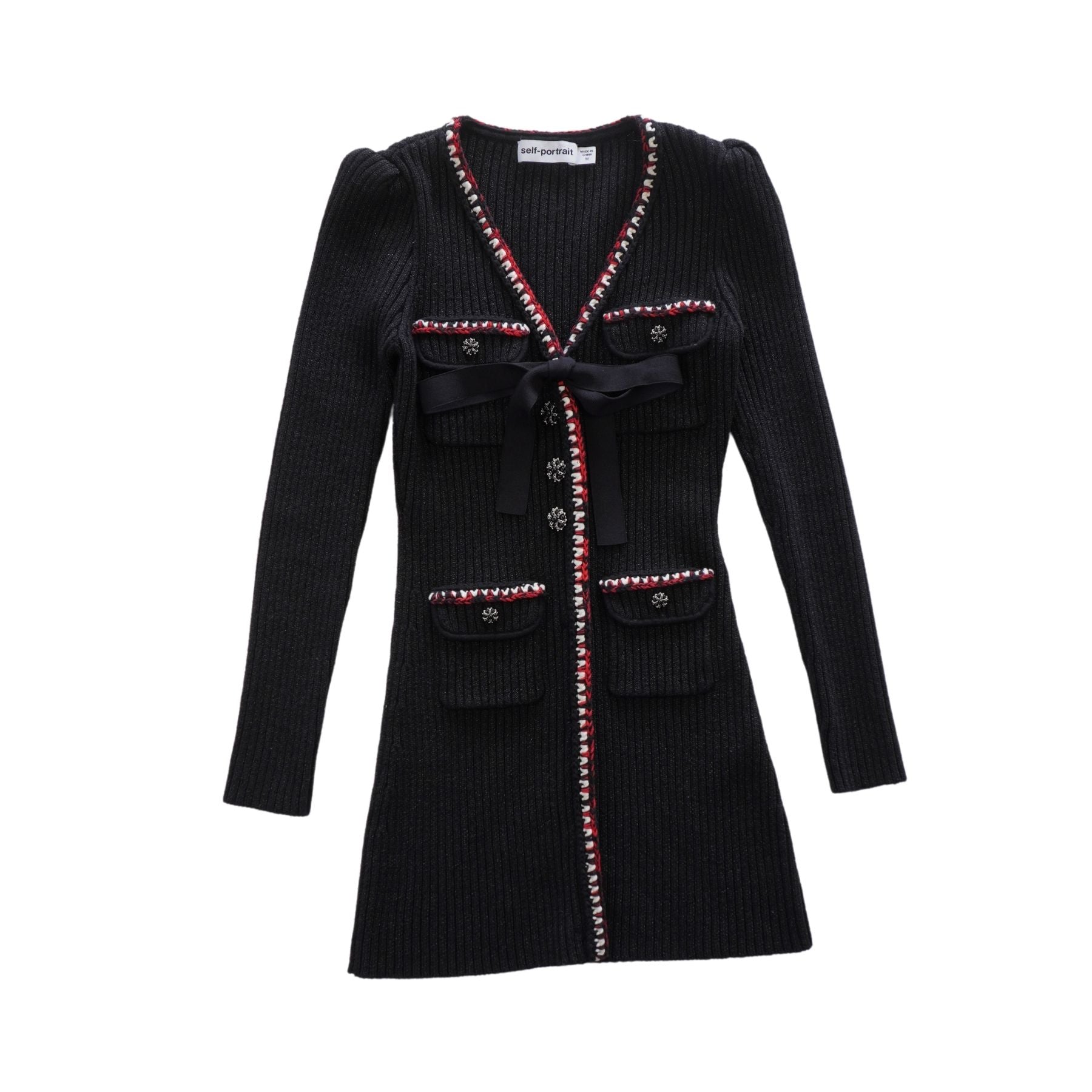 Self-Portrait Knit Dress - Women's M