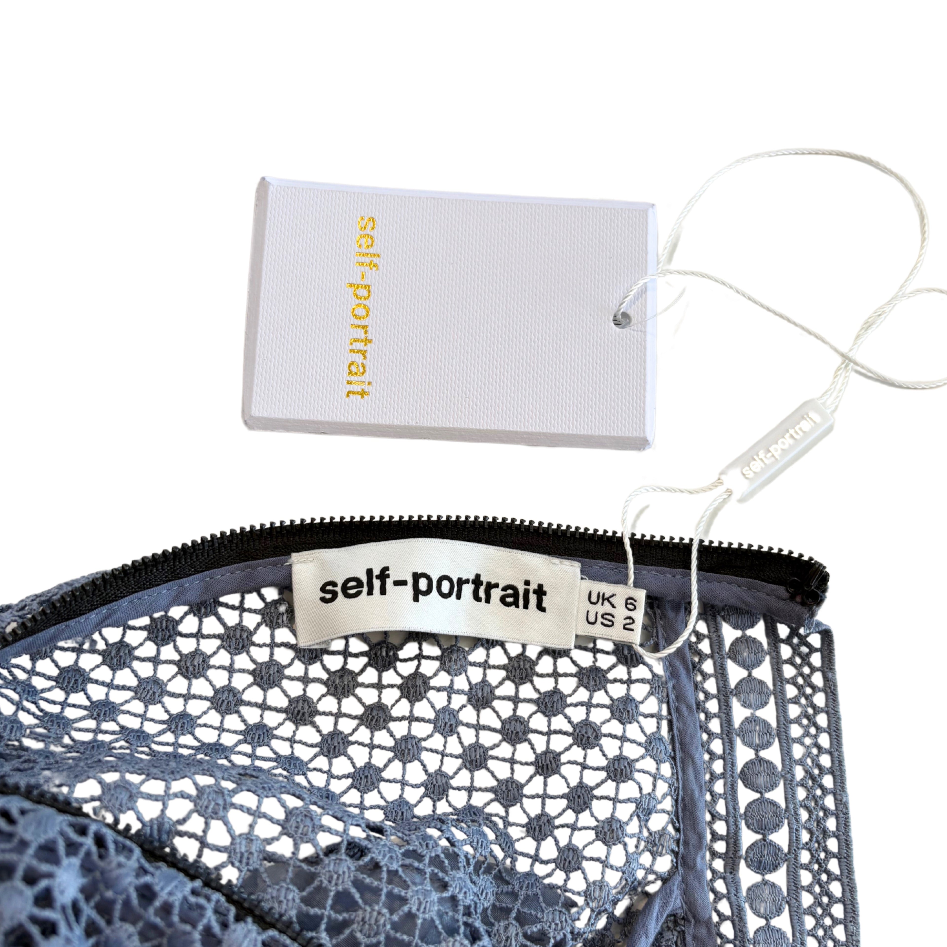 Self Portrait 'Dot Mesh' Dress - Women's 2