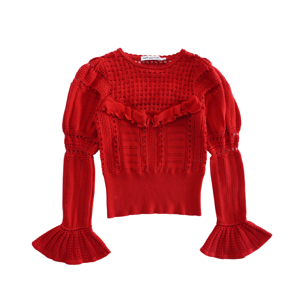 Self Portrait Knit Sweater - Women's S