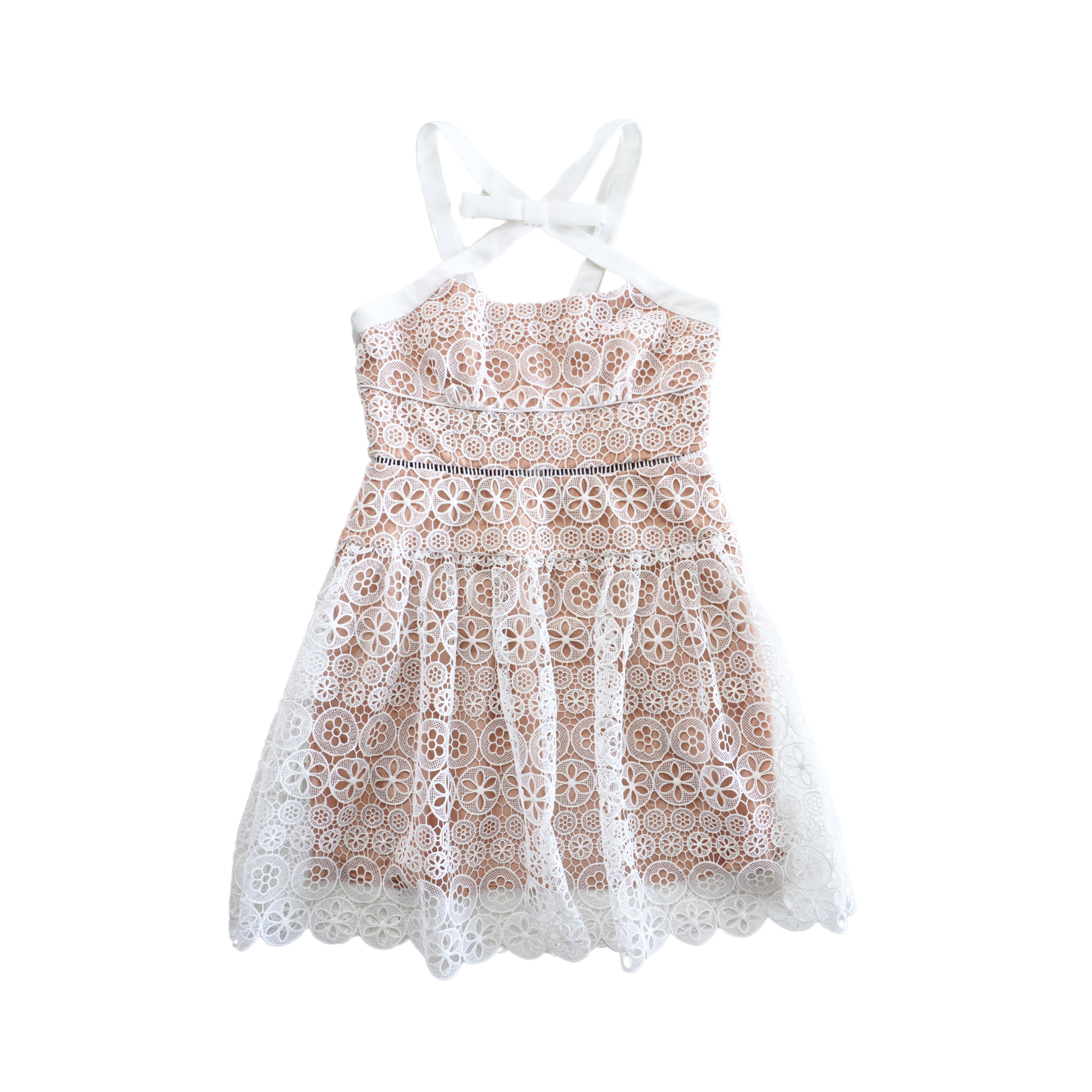 Self Portrait Lace Halter Dress - Women's 8