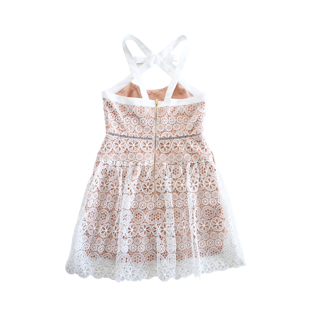 Self Portrait Lace Halter Dress - Women's 8