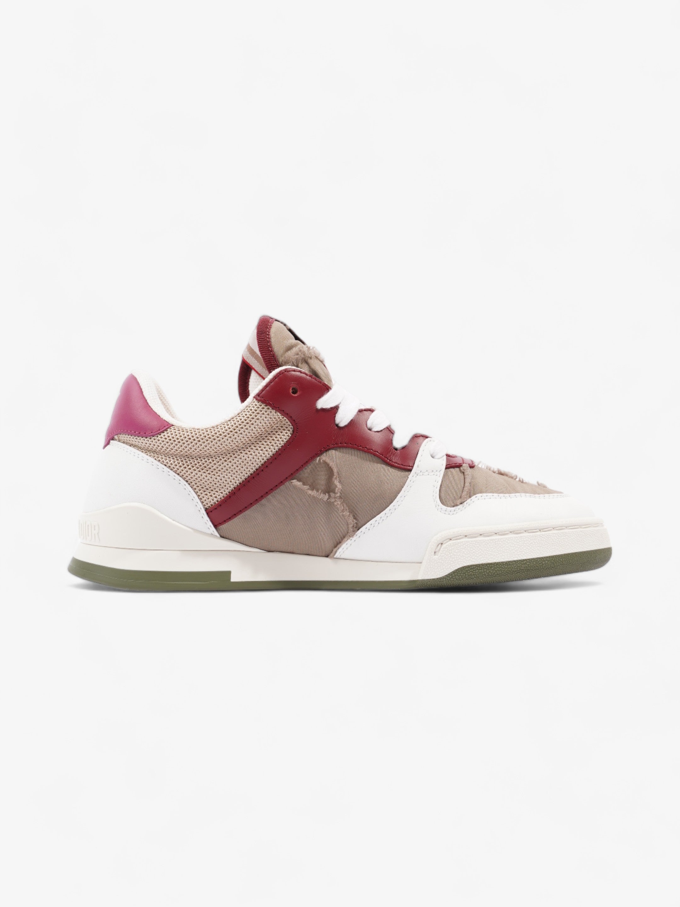 Christian Dior Camouflage Nylon White / Burgundy / Brown  Nylon EU 36 UK 3