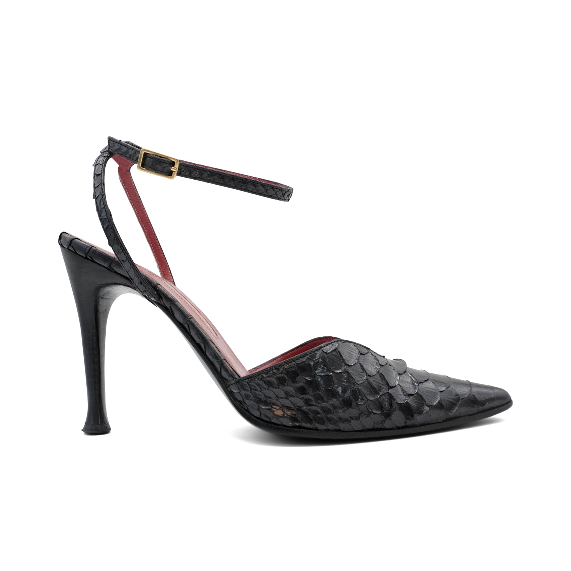 Sergio Rossi Python Heels - Women's 38