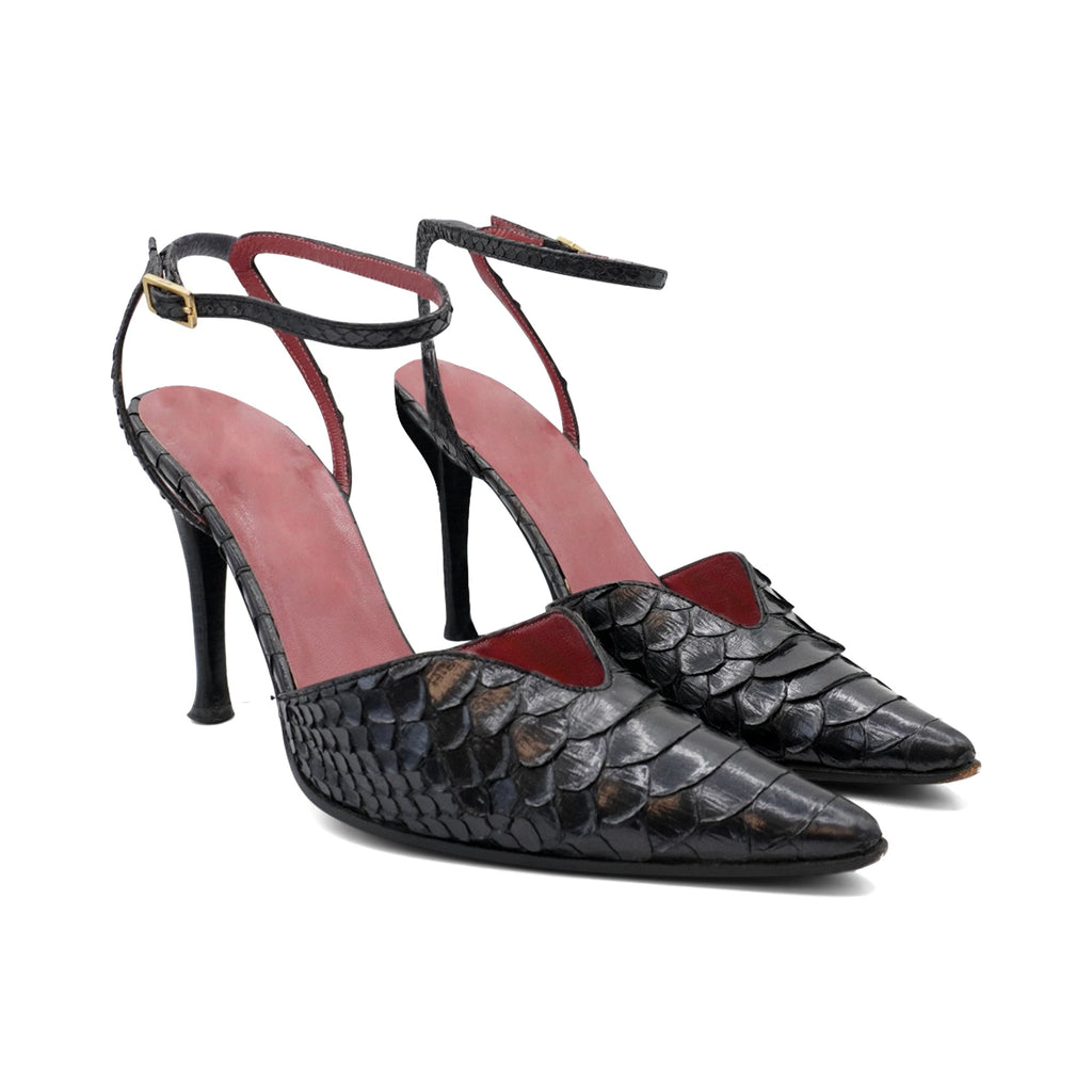 Sergio Rossi Python Heels - Women's 38