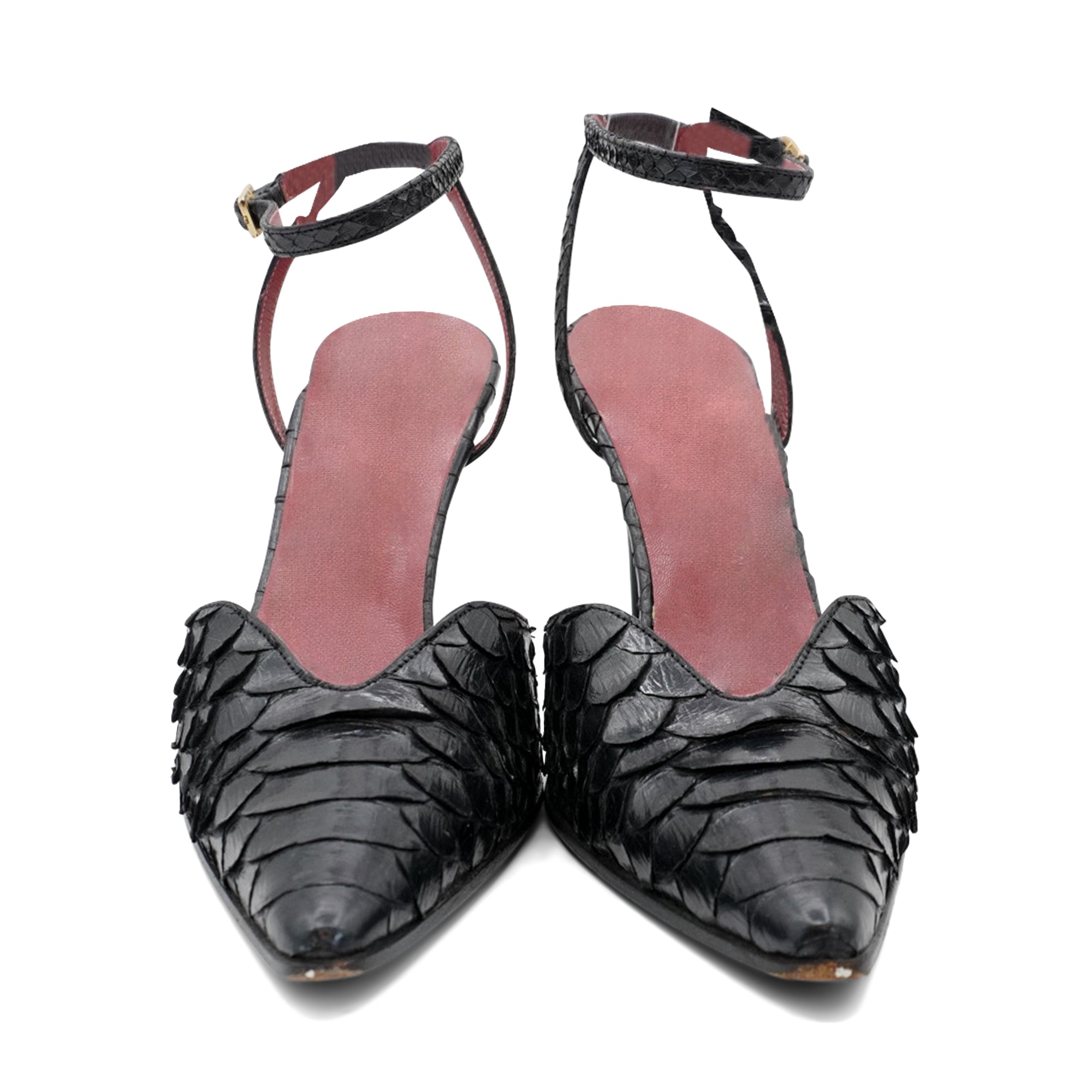 Sergio Rossi Python Heels - Women's 38