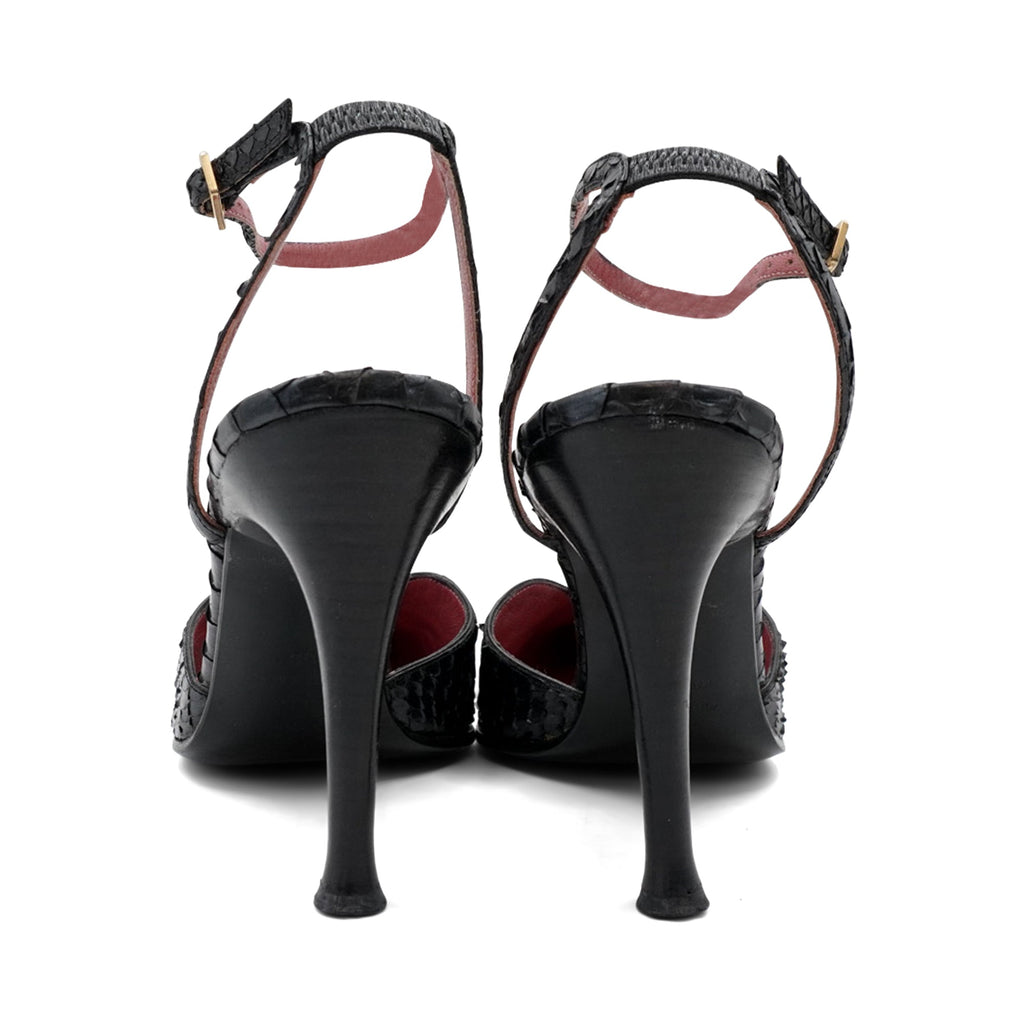 Sergio Rossi Python Heels - Women's 38