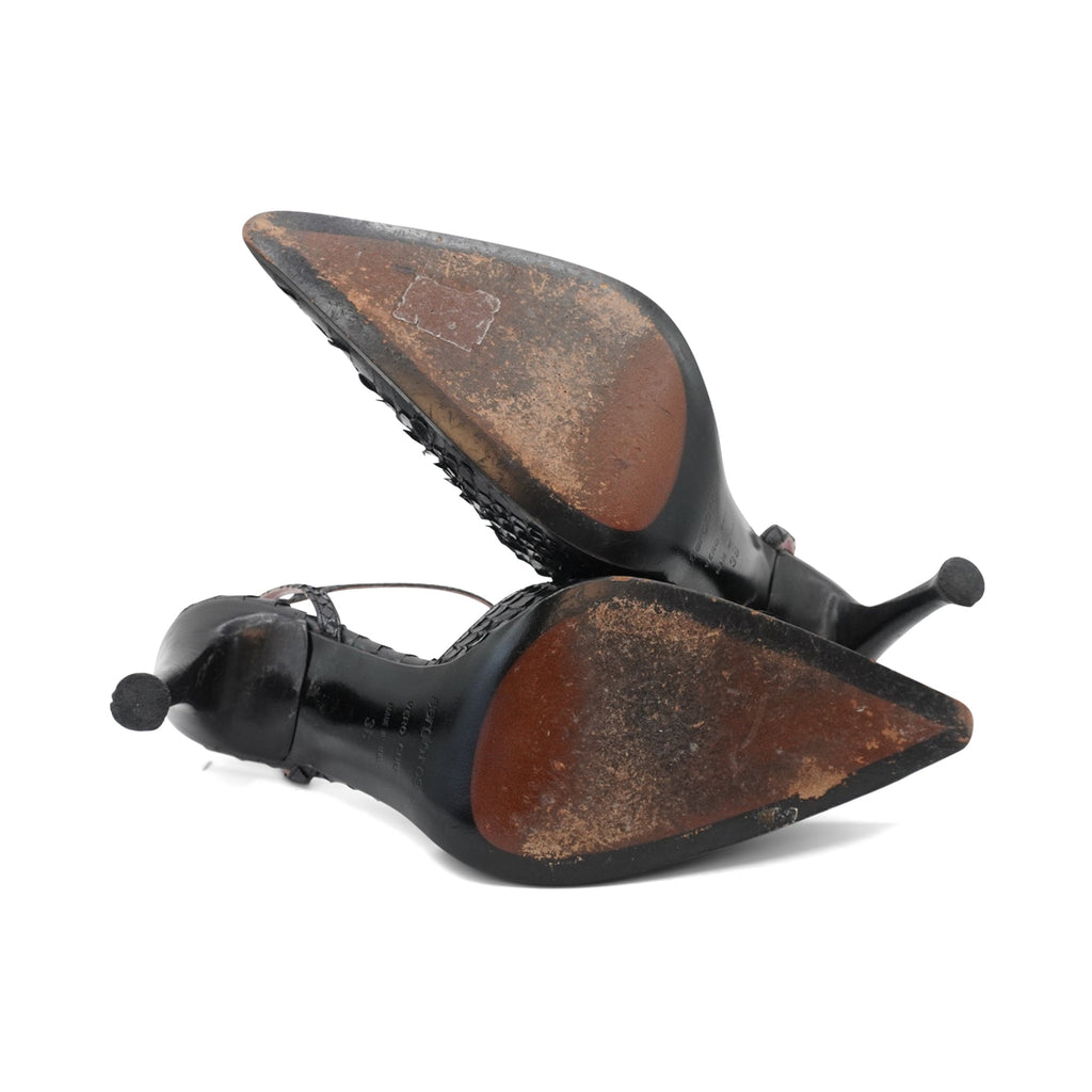 Sergio Rossi Python Heels - Women's 38