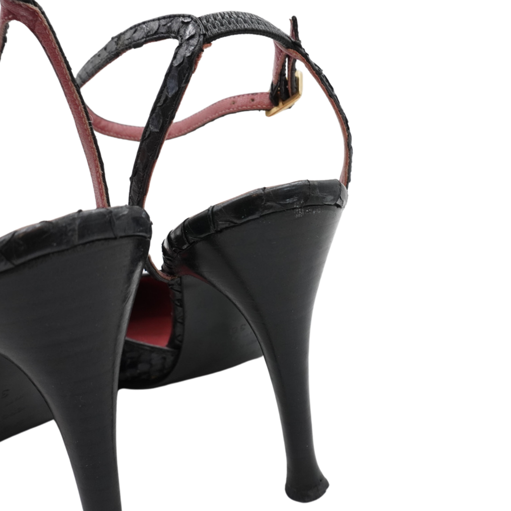 Sergio Rossi Python Heels - Women's 38