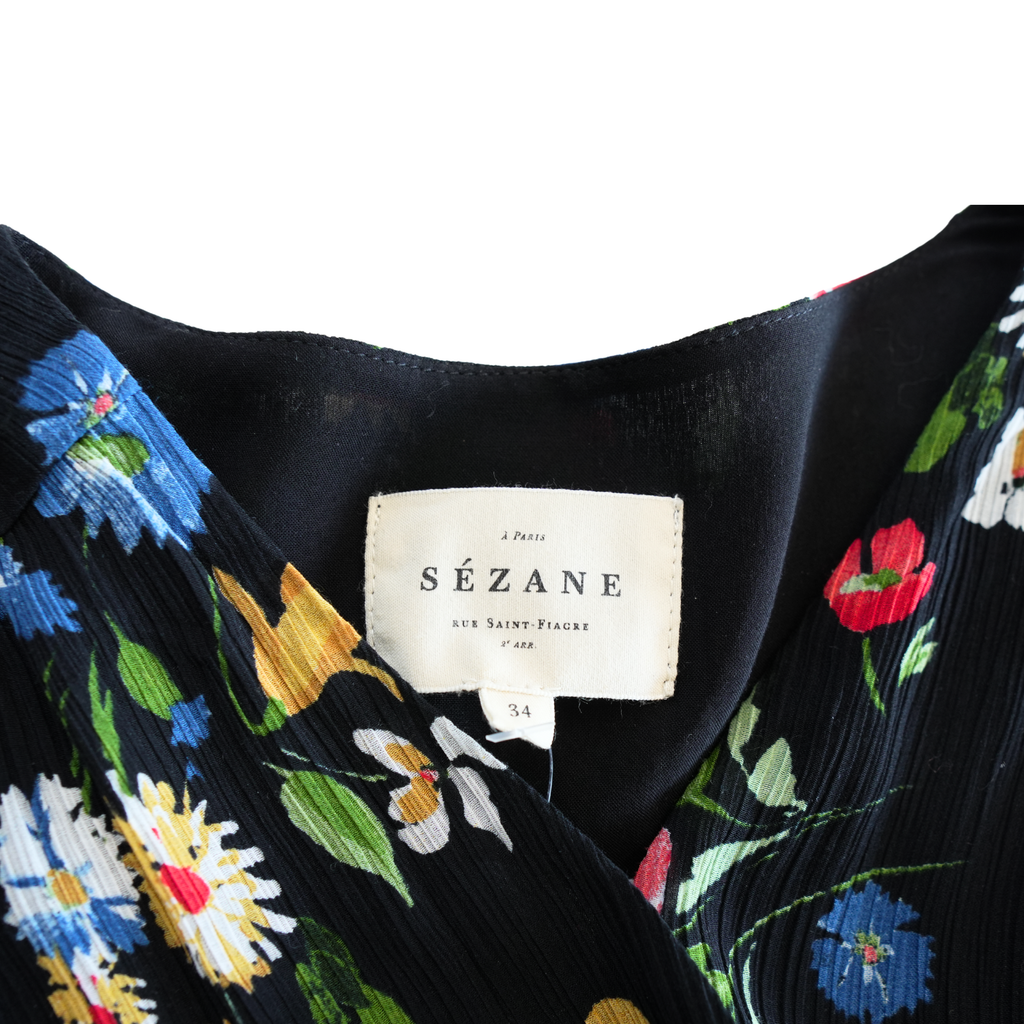 Sezane 'Courtney' Wrap Dress - Women's 34