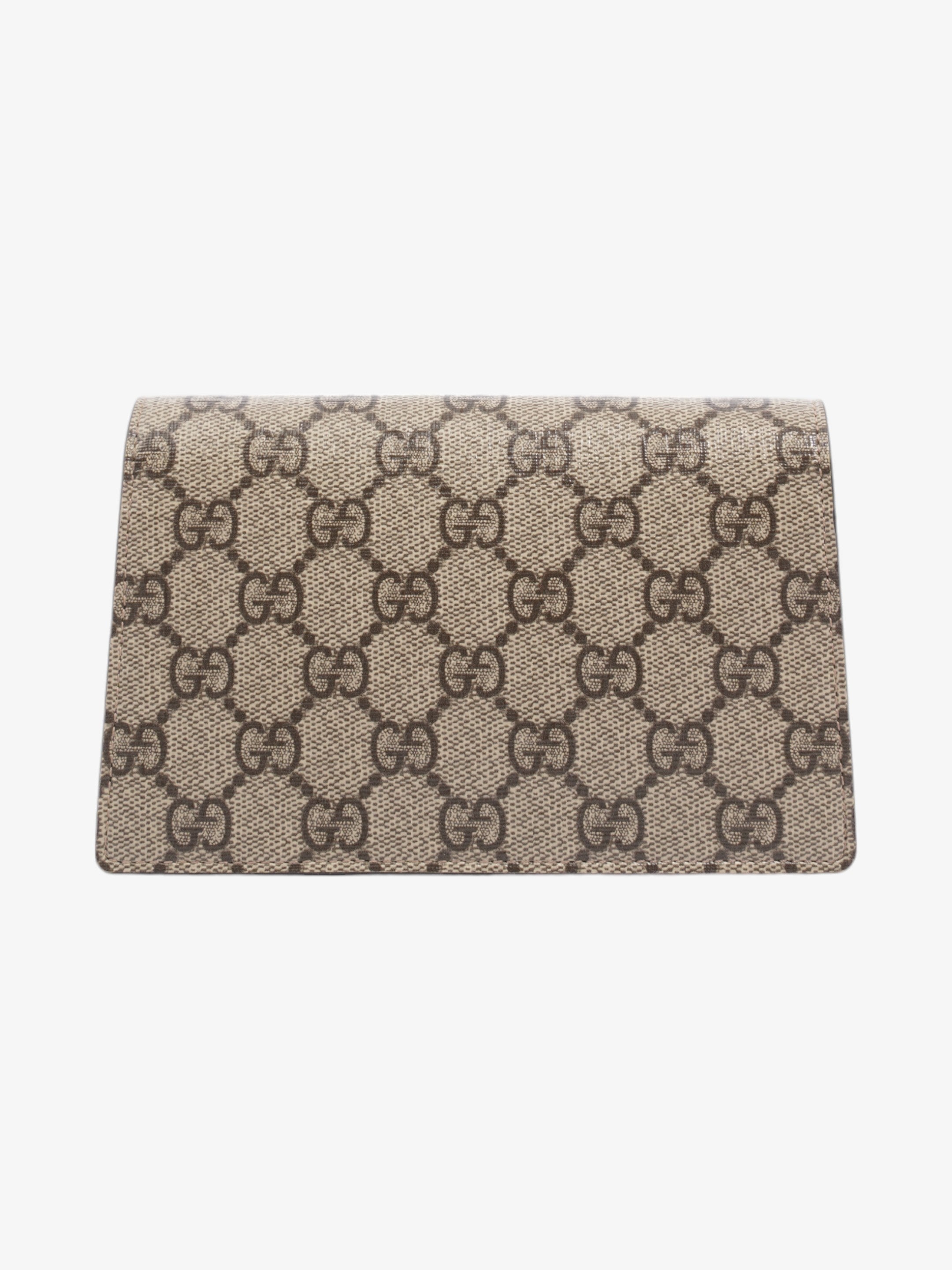 Gucci Dionysus GG Supreme / Beige Coated Canvas Super Mini