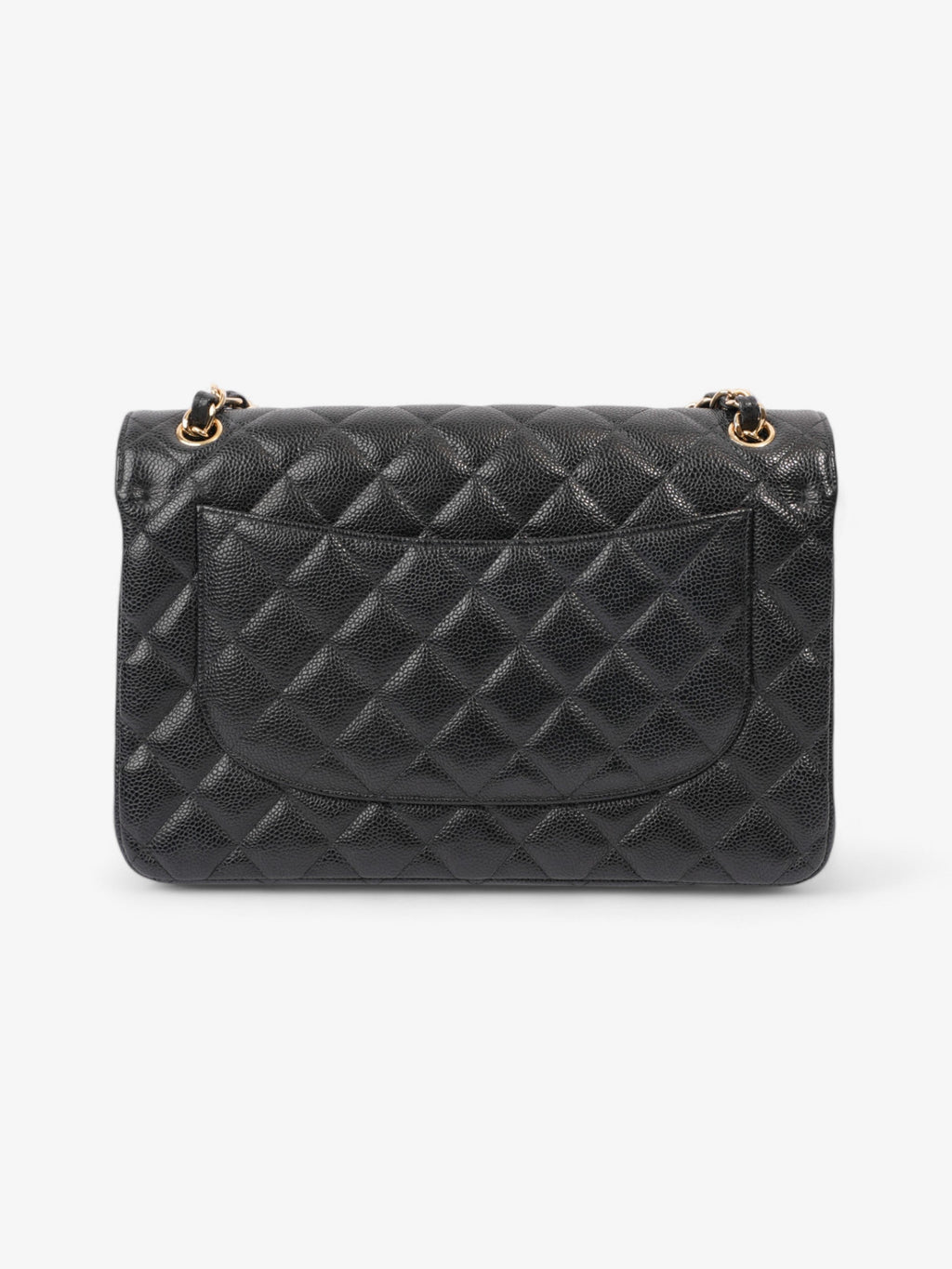 Chanel Classic Double Flap Black Caviar Leather Jumbo