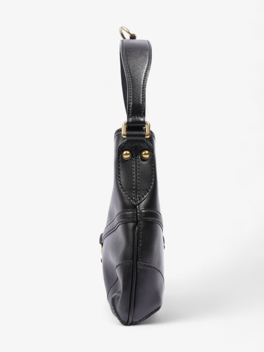 Gucci GG Reins Hobo Black Leather