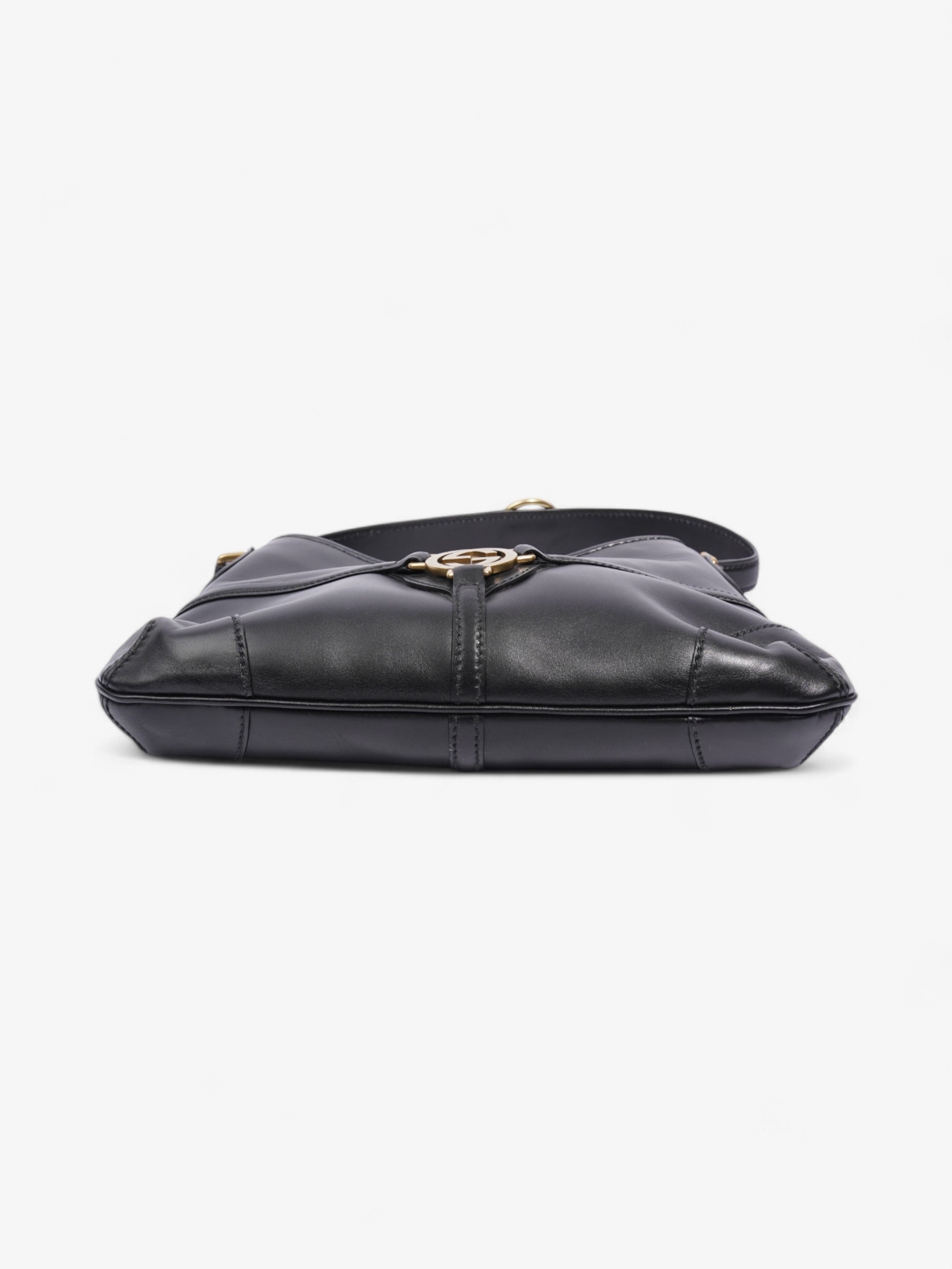 Gucci GG Reins Hobo Black Leather
