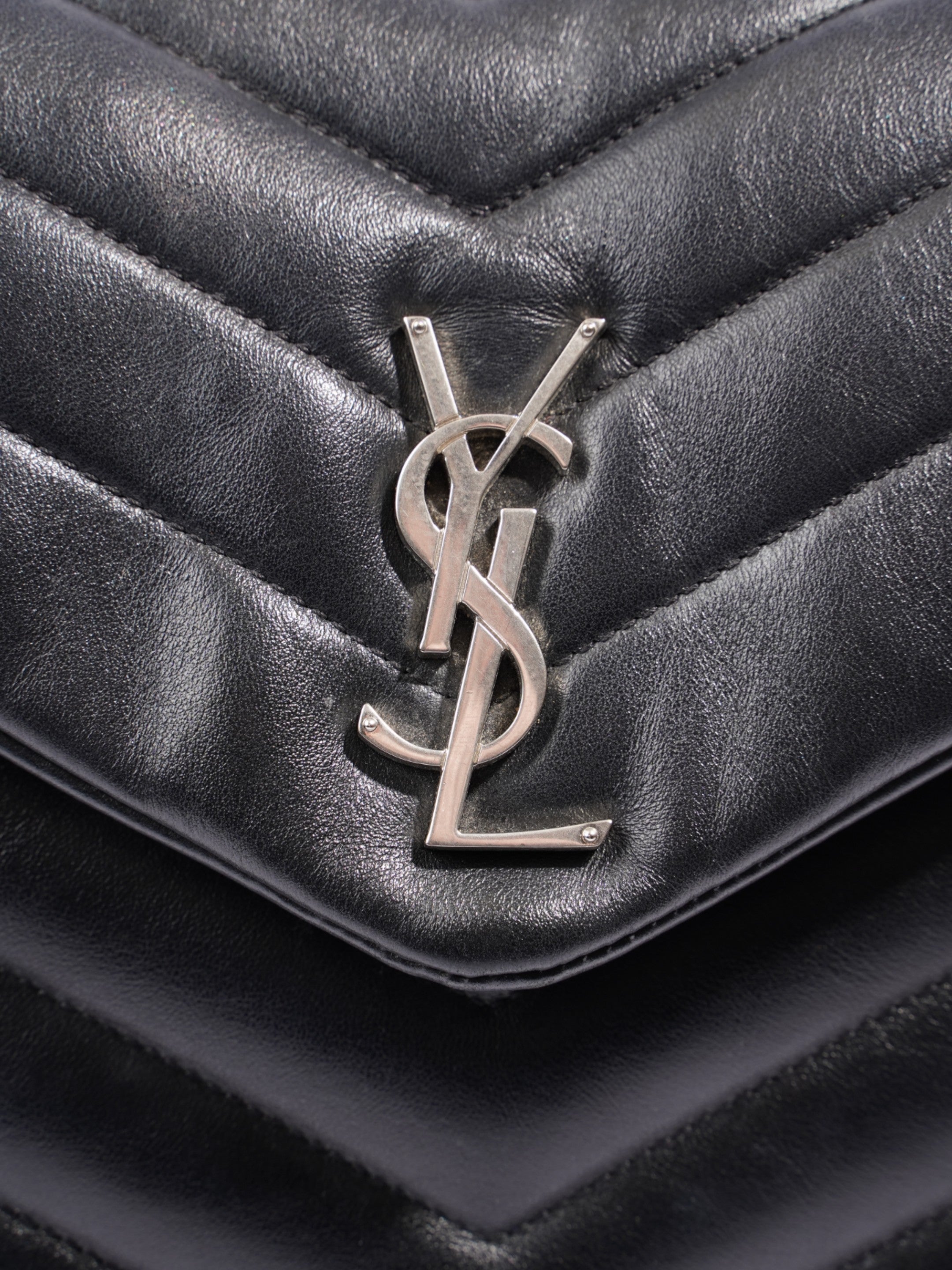 Saint Laurent Backpack Black Leather
