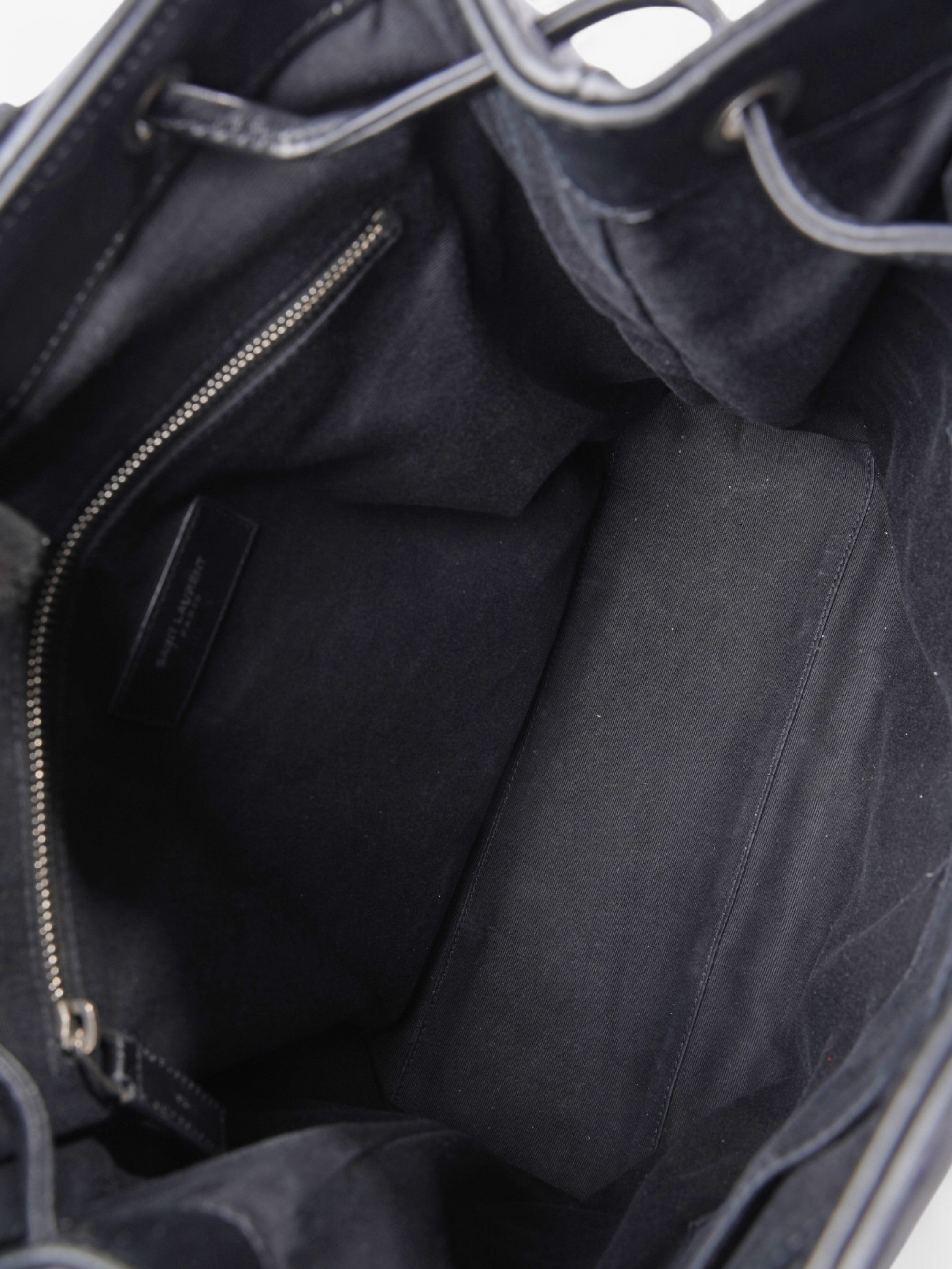 Saint Laurent Backpack Black Leather