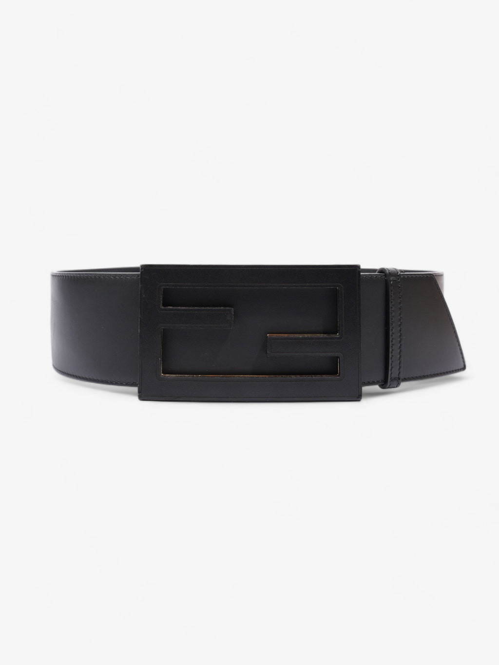 Fendi FF Belt Black Leather 75cm 30"