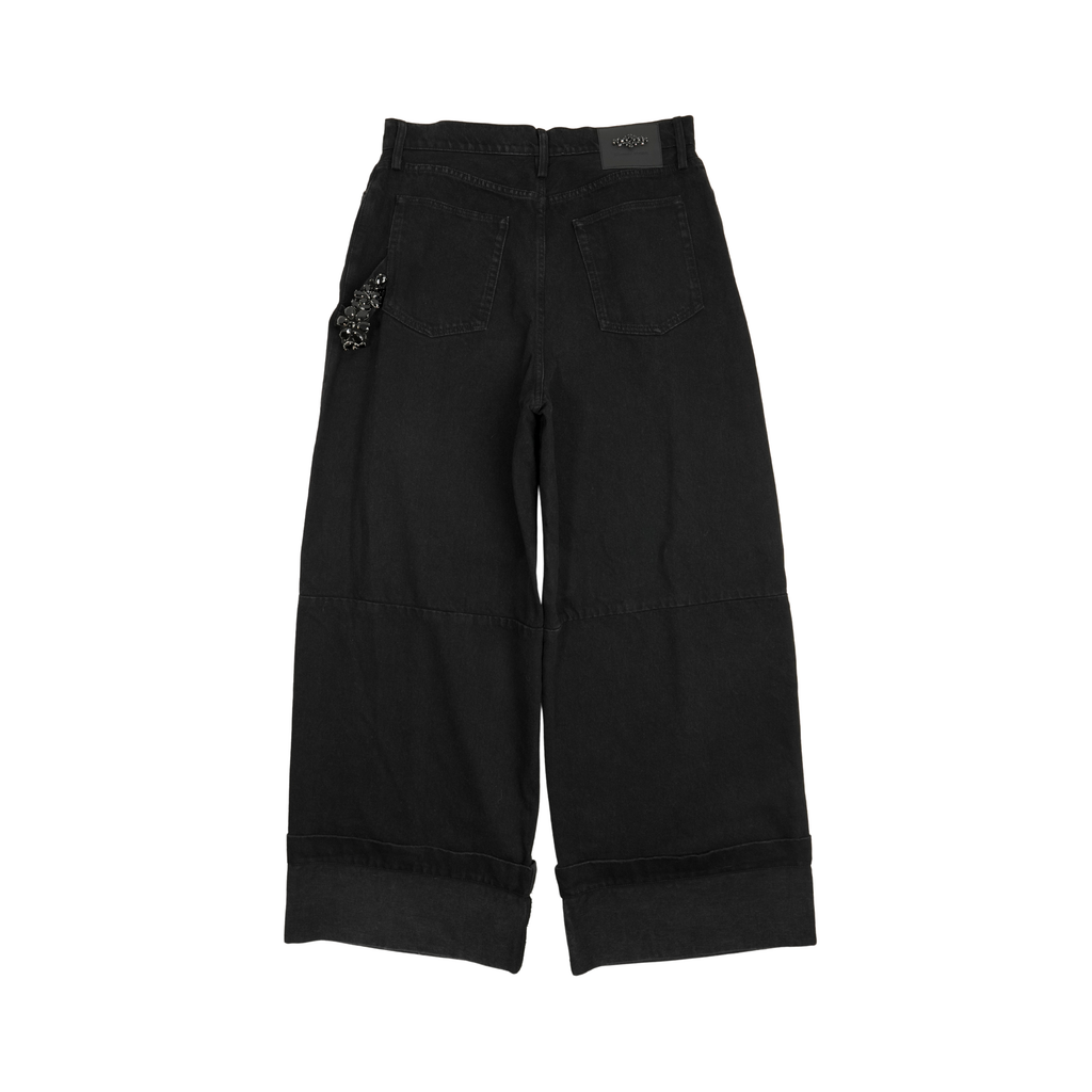 Simone Rocha Embellished Carpenter Jeans - Women's 12