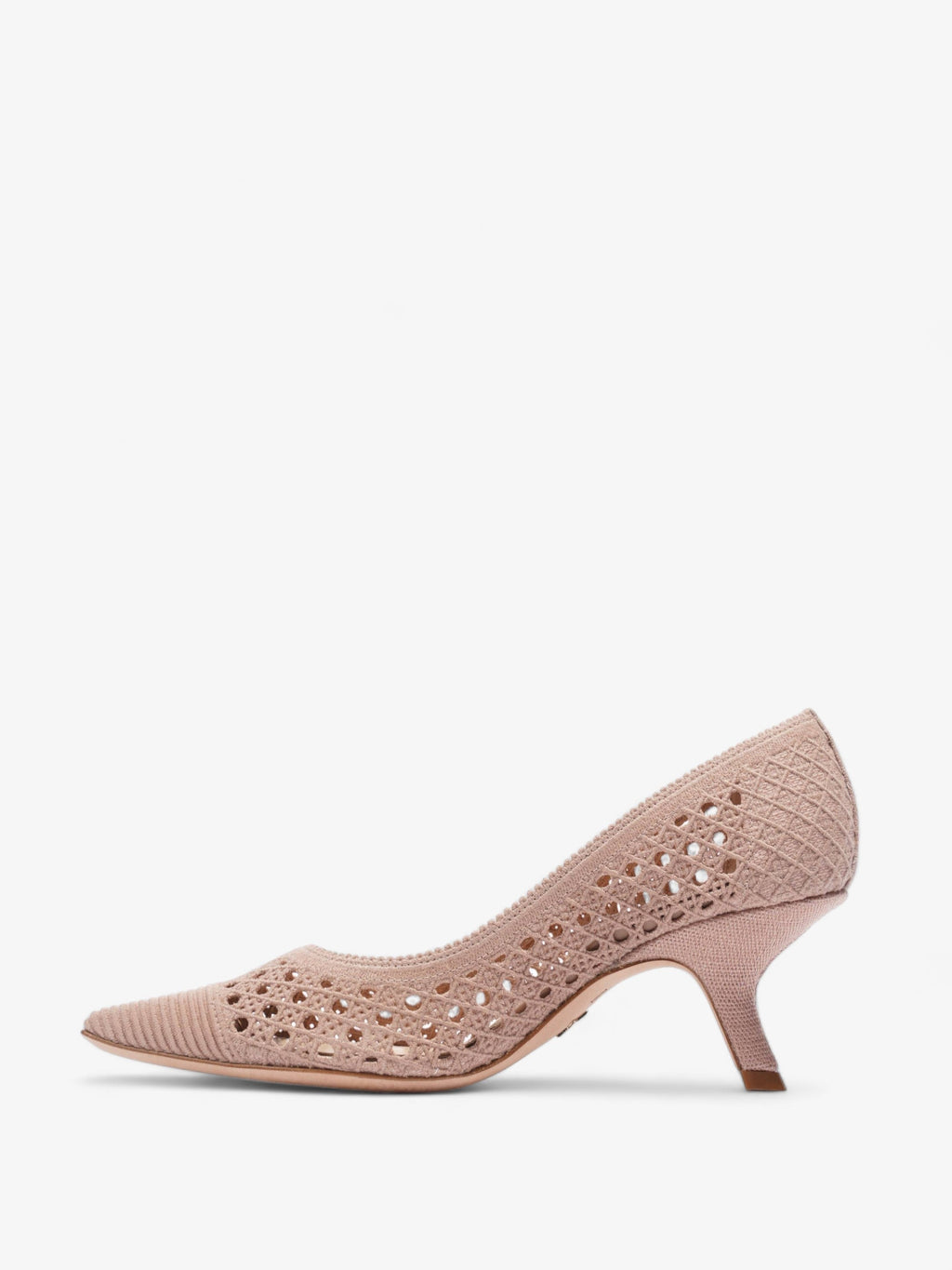Dior Capture Mules 65 Nude Knit EU 36.5 UK 3.5